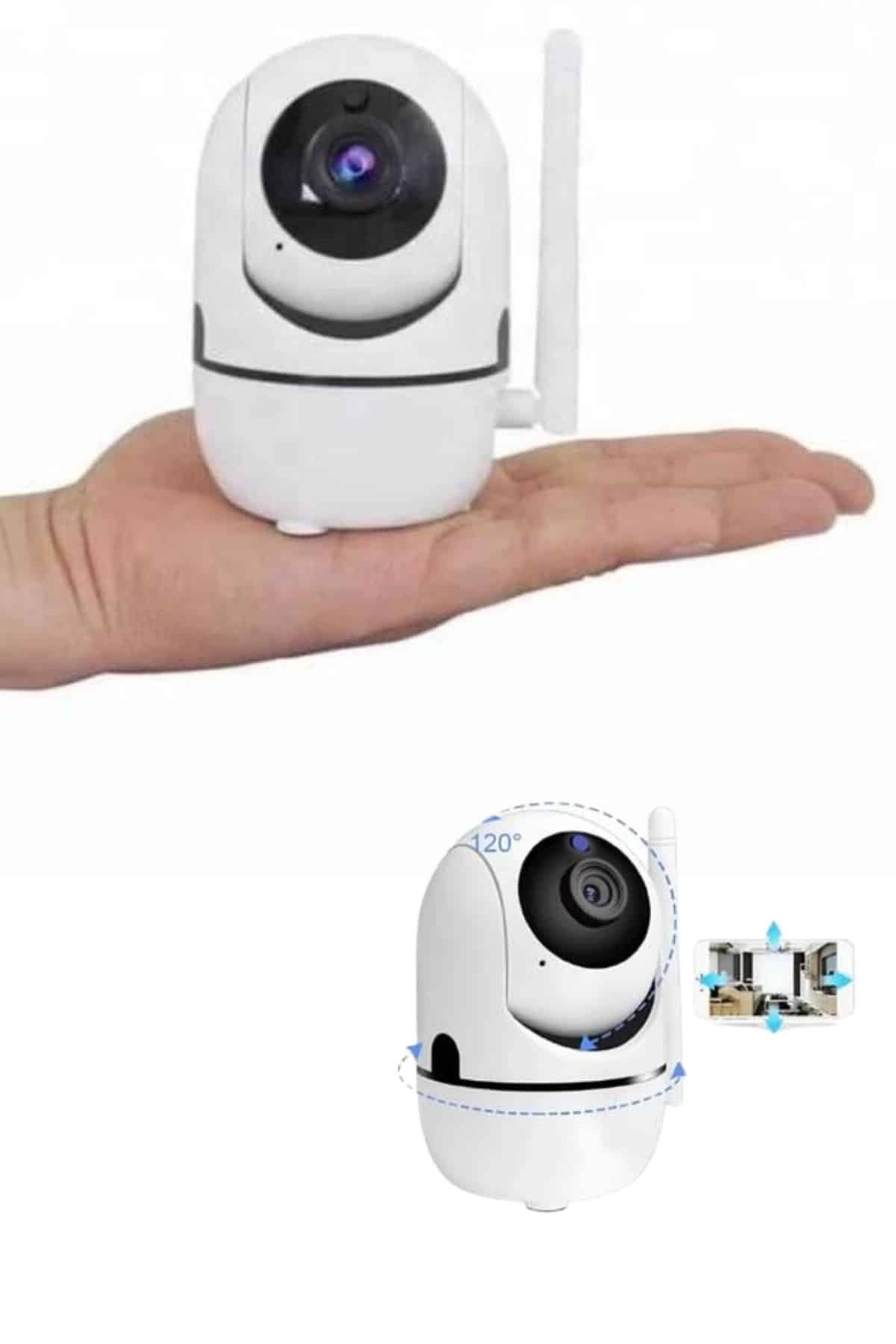 Kablosuz Wifi Destekli Akıllı Güvenlik Kamerası Hareket Sensörlü 5