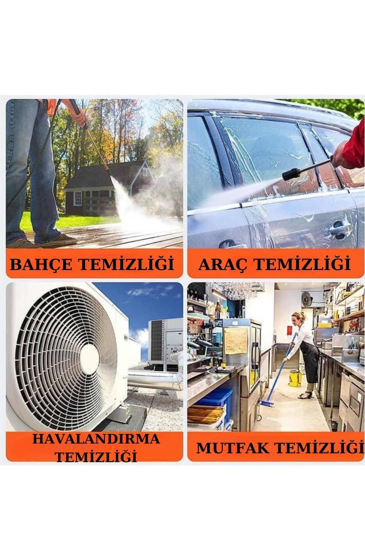 Şarjlı Ve Yüksek Basınçlı Oto Yıkama Makinesi Ve Sulama Tabancası Bahçe Yıkama Makinesi 3