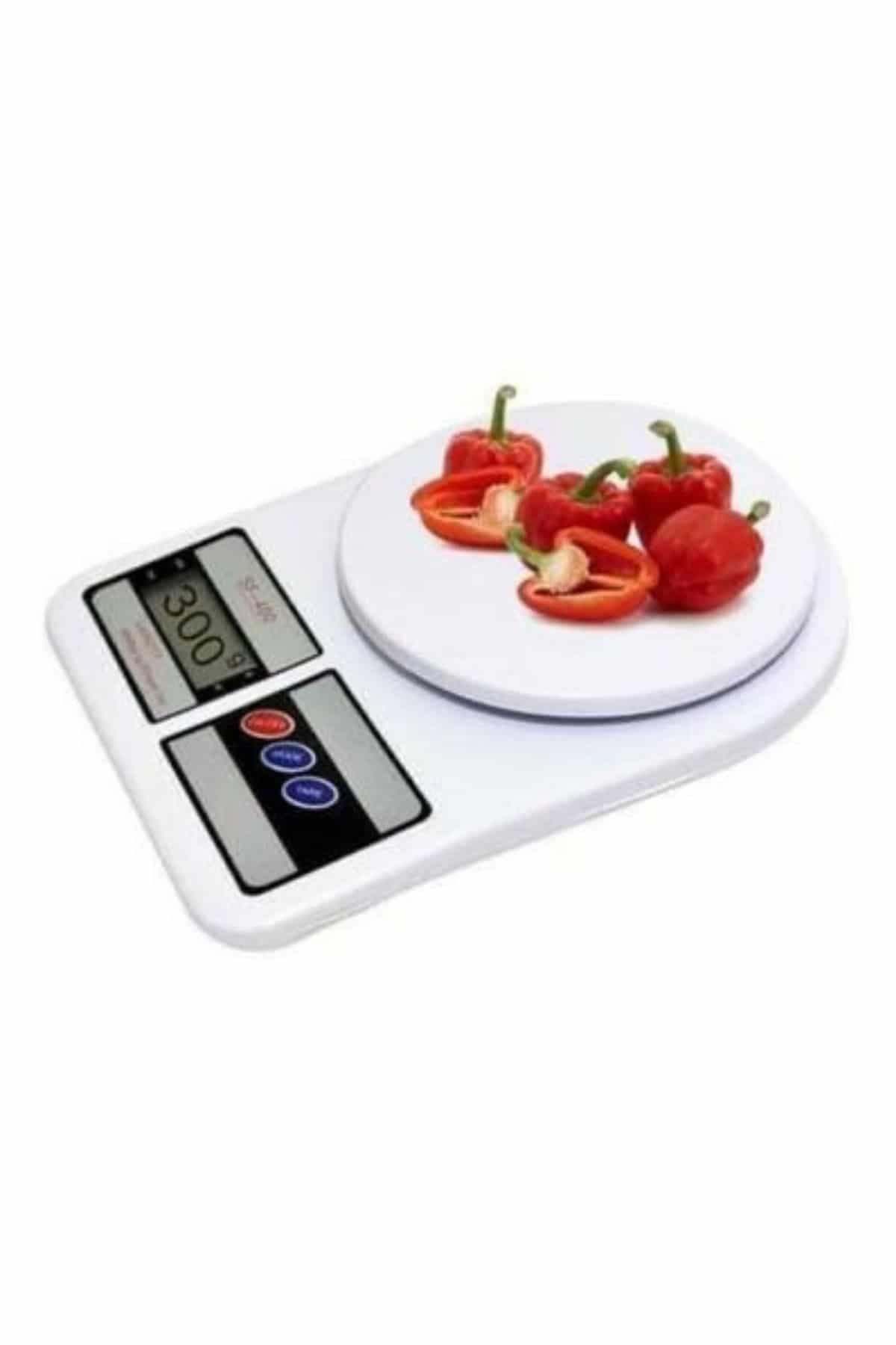 Mutfak Tartısı Dijital Göstergeli Hassas Tartı 10 Kg Kapasiteli 3