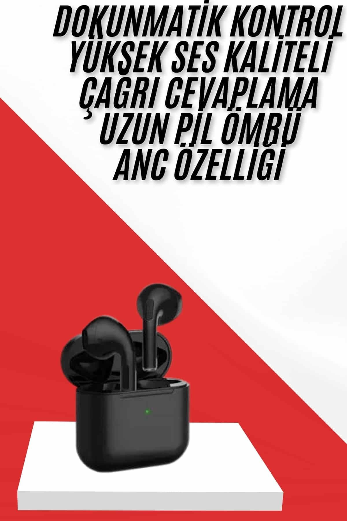 Yeni Nesil Bluetooth Kulaklık İOS Android Uyumlu HD Ses Performansı 3