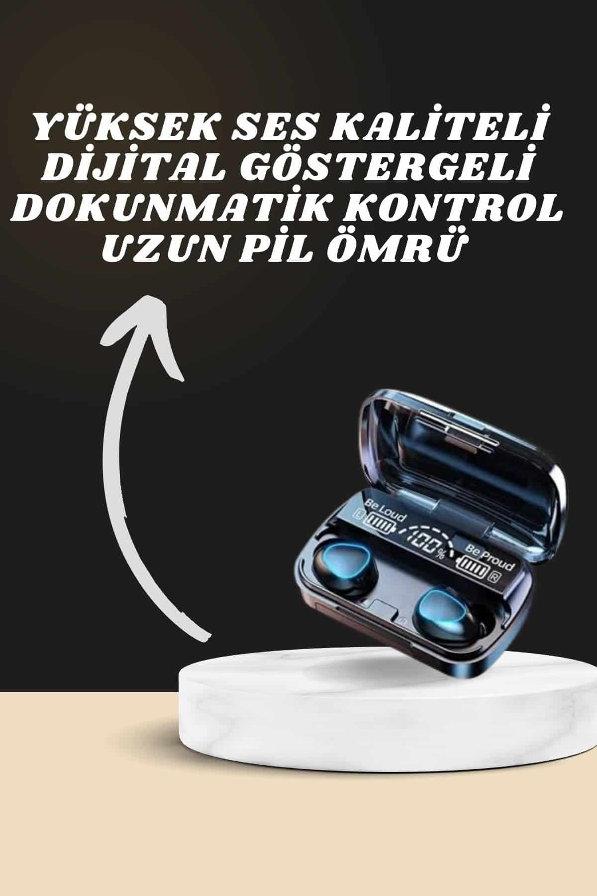 Yeni Model Akıllı Saat ve Kulaklık Kampanyası Nabızz Ölçer Bluetooth Bağlantılı Uzun Pil Ömrü 3