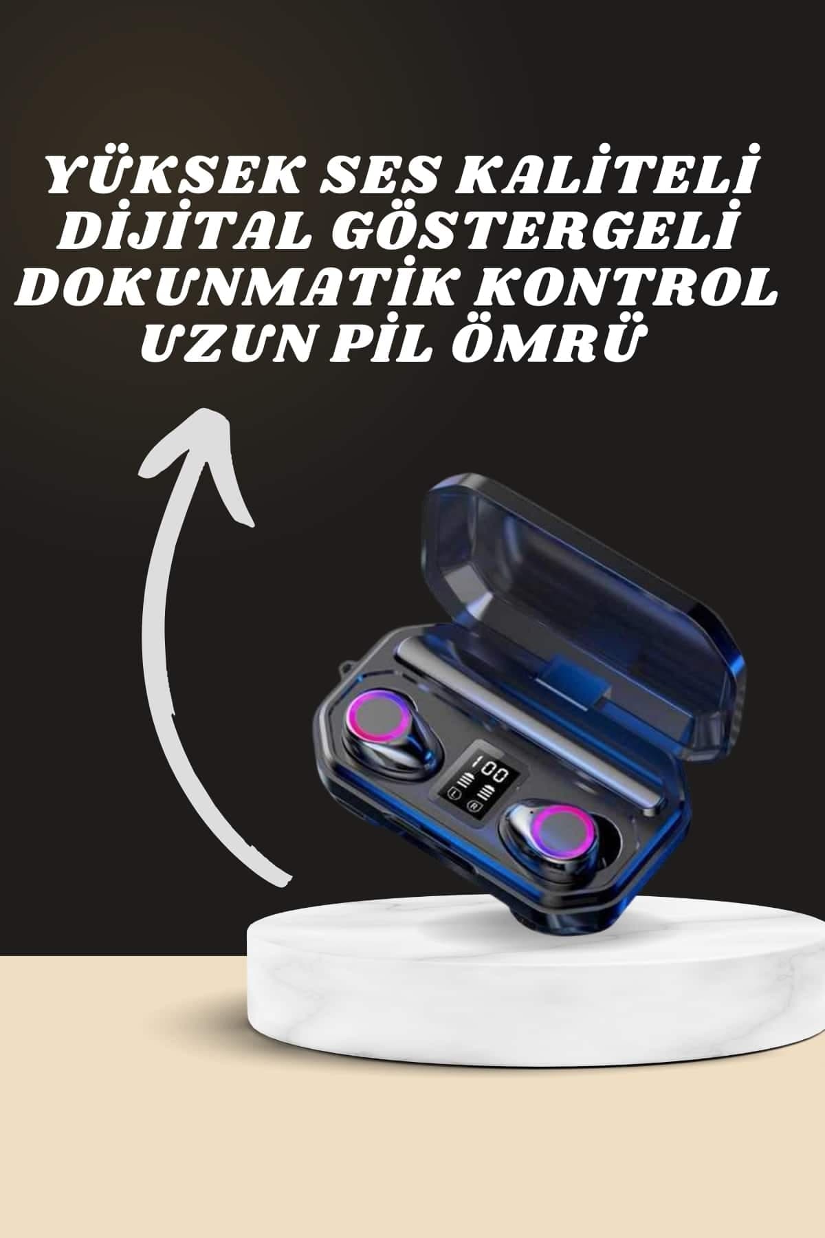 Yeni Nesil Akıllı Saat ve Bluetooth Kulaklık Kampanyası Dijital Göstergeli Powerbankli 3
