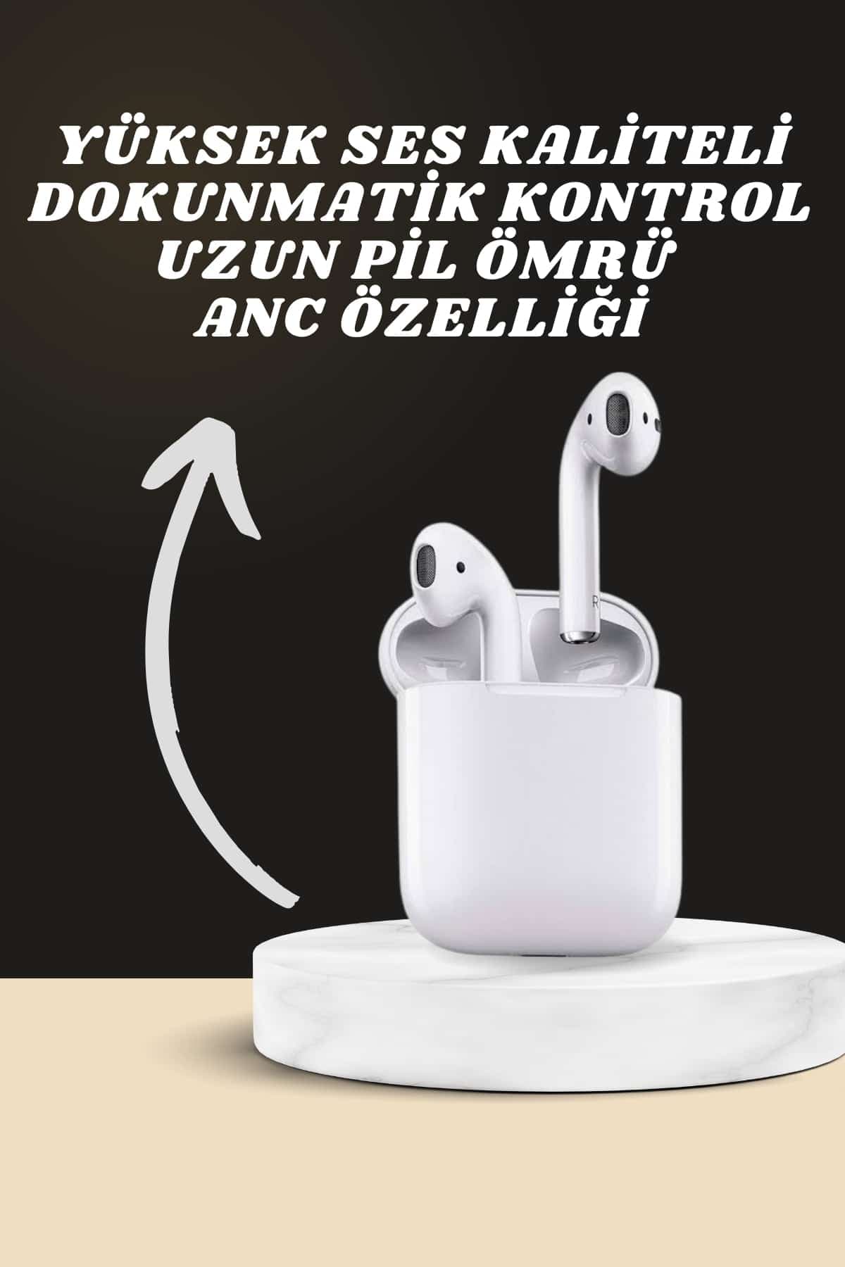 7 Kordonlu Akıllı Saat Ve 2.Nesil Kulaklık Yüksek Ses Kaliteli Uzun Pil Ömrü 3