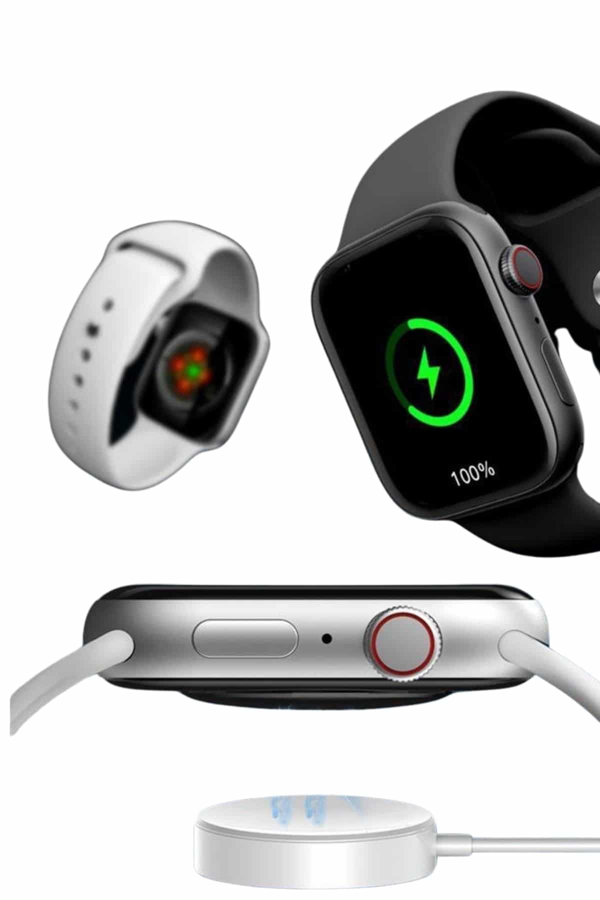 Yeni Model Akıllı Saat Dokunmatik Ekran Unisex Amoled Ekran 44 mm 4