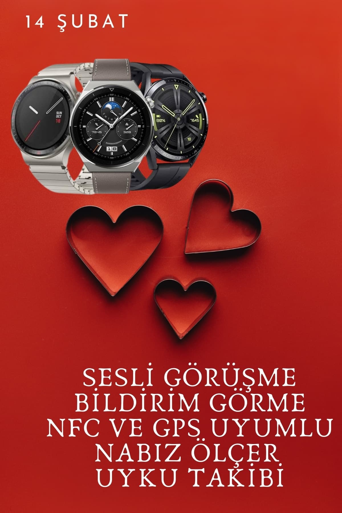 Sevgiliye Özel Yeni Nesil Akıllı Saat Çiftlere Özel Kampanya Çift Saatleri 4