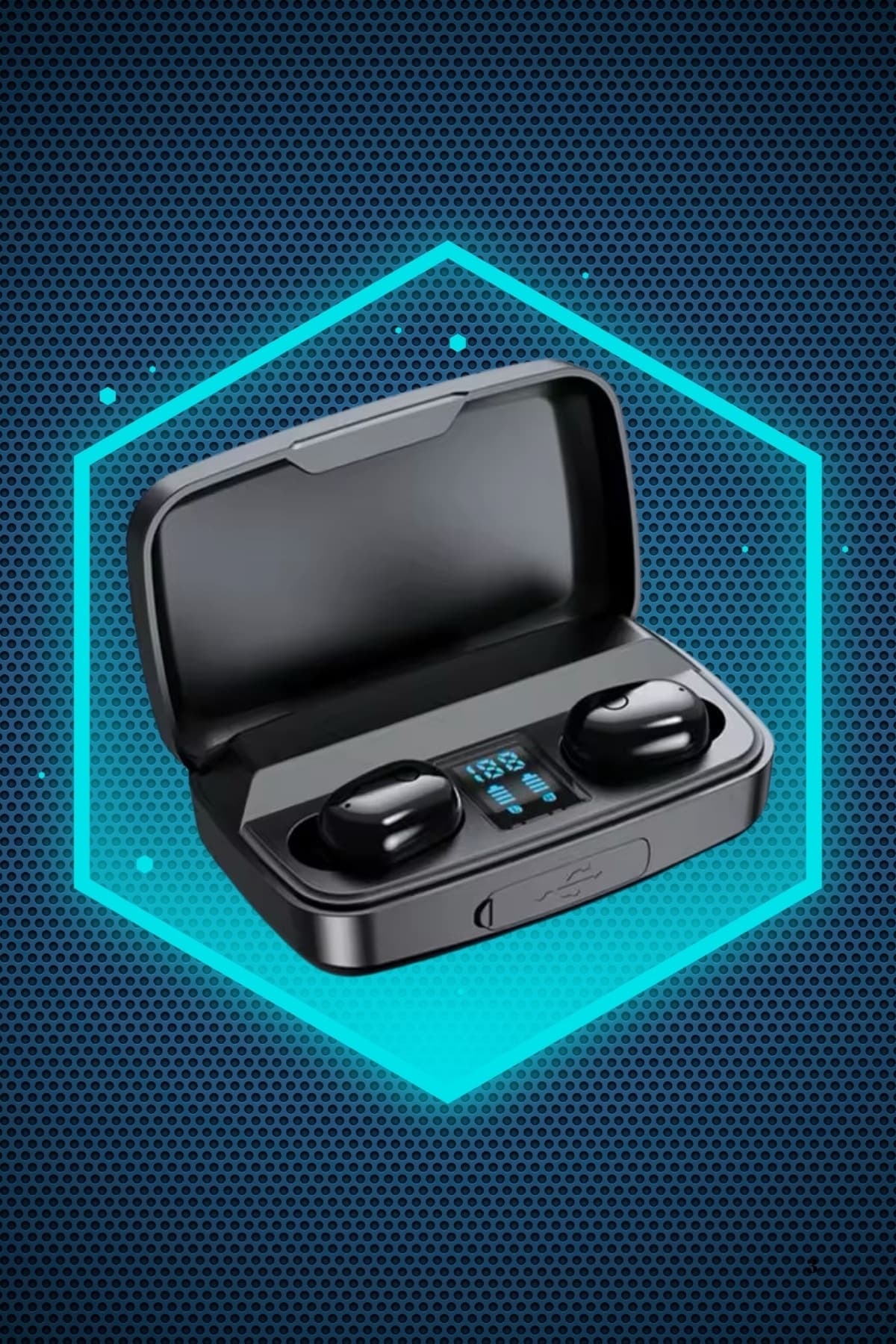 Dijital Göstergeli Bluetooth Kulaklık Kablosuz TWS Stereo Bluetooth 5.0 4