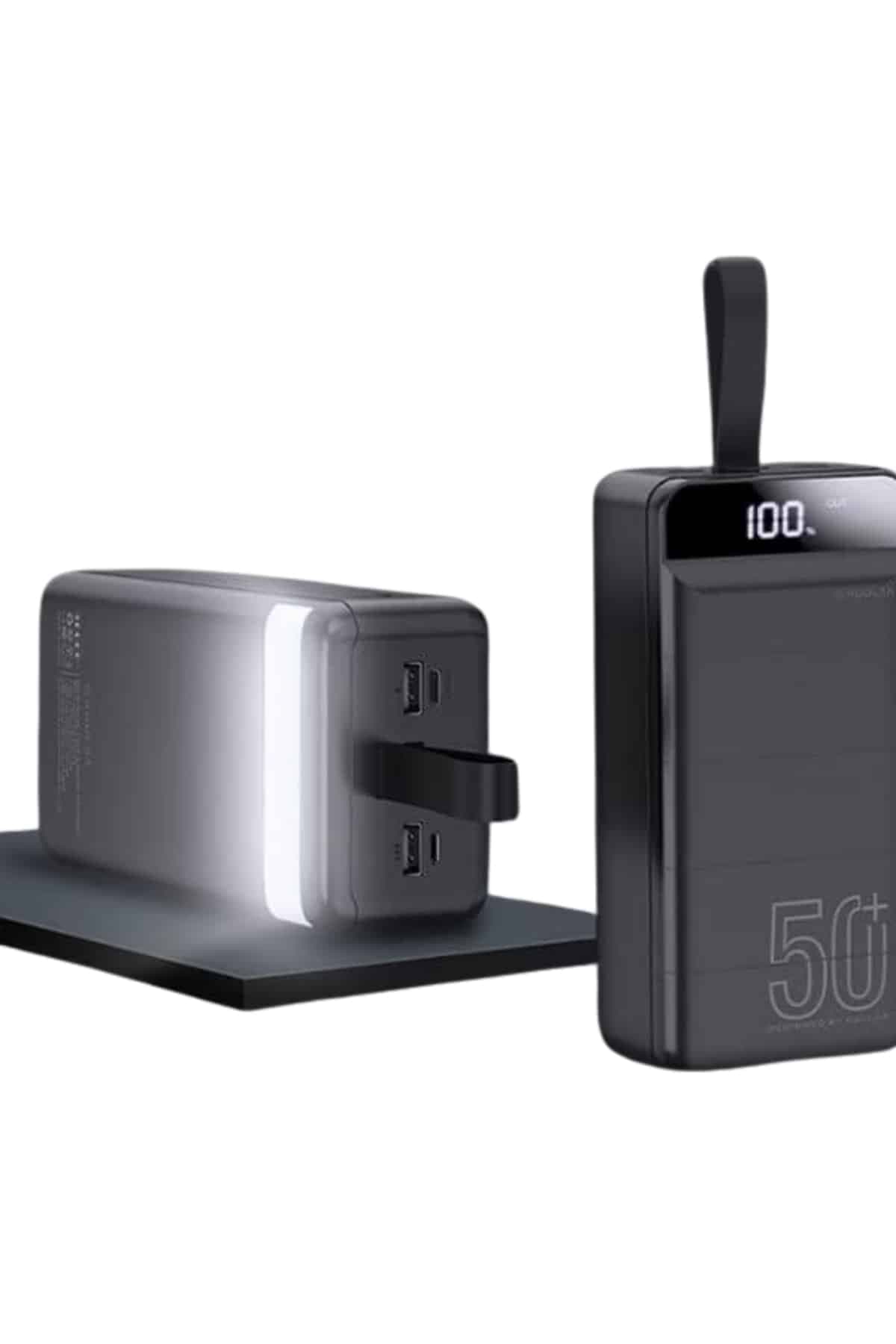 Powerbank Çoklu Şarj Girişi 50.000 Mah Taşınabilir Dijital Göstergeli 4