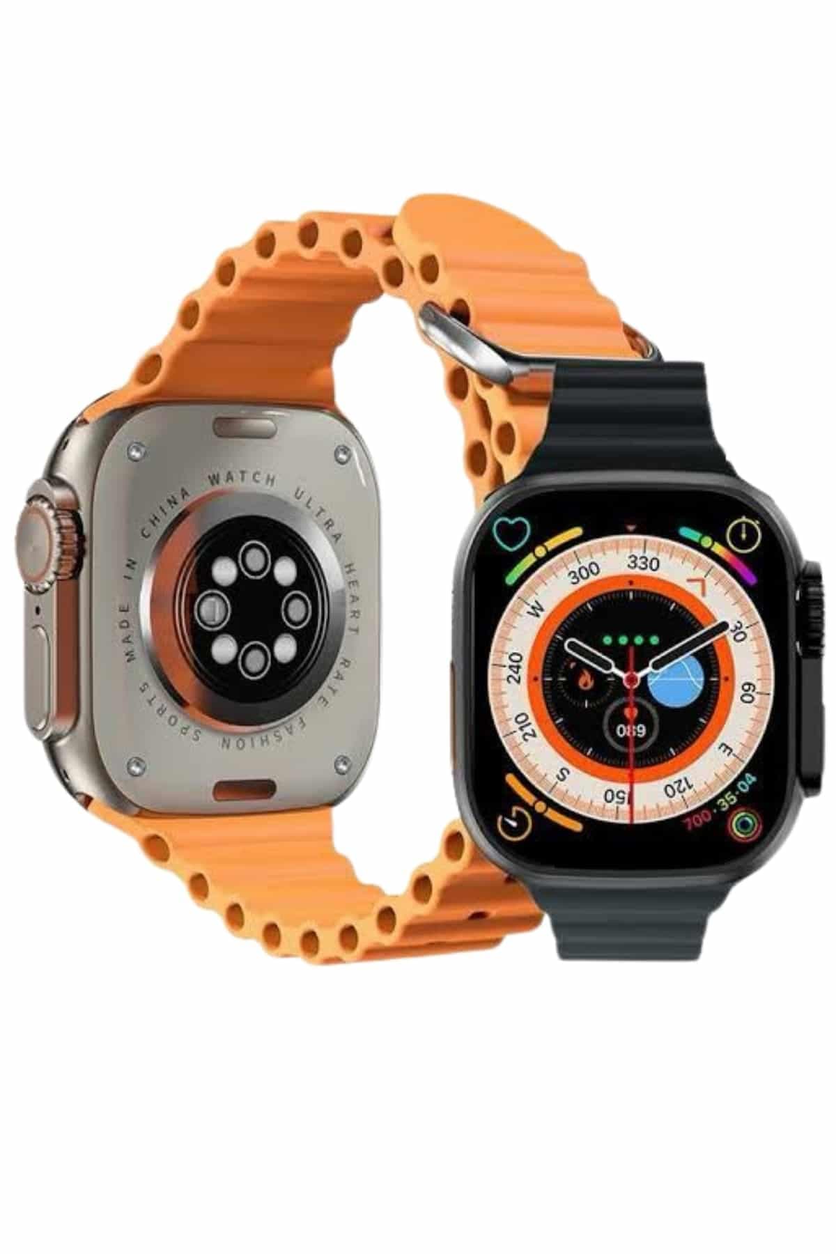 Ultra Akıllı Saat 49 Mm Çift Kordonlu Arama Cevaplama Bluetooth Bağlantılı 5