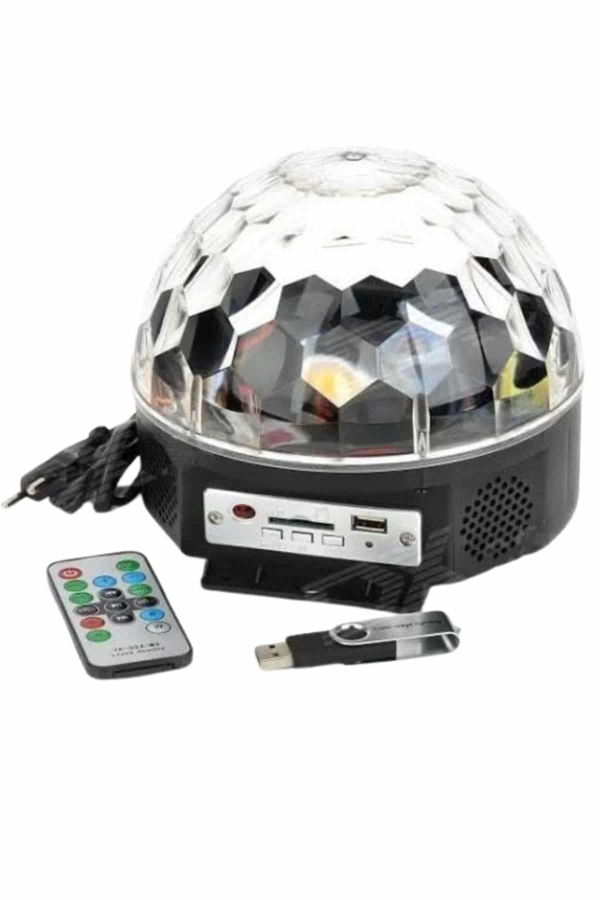 Disko Topu Renkli Işıklı Lazer Parti Bluetooth Bağlantılı Led Küre 5