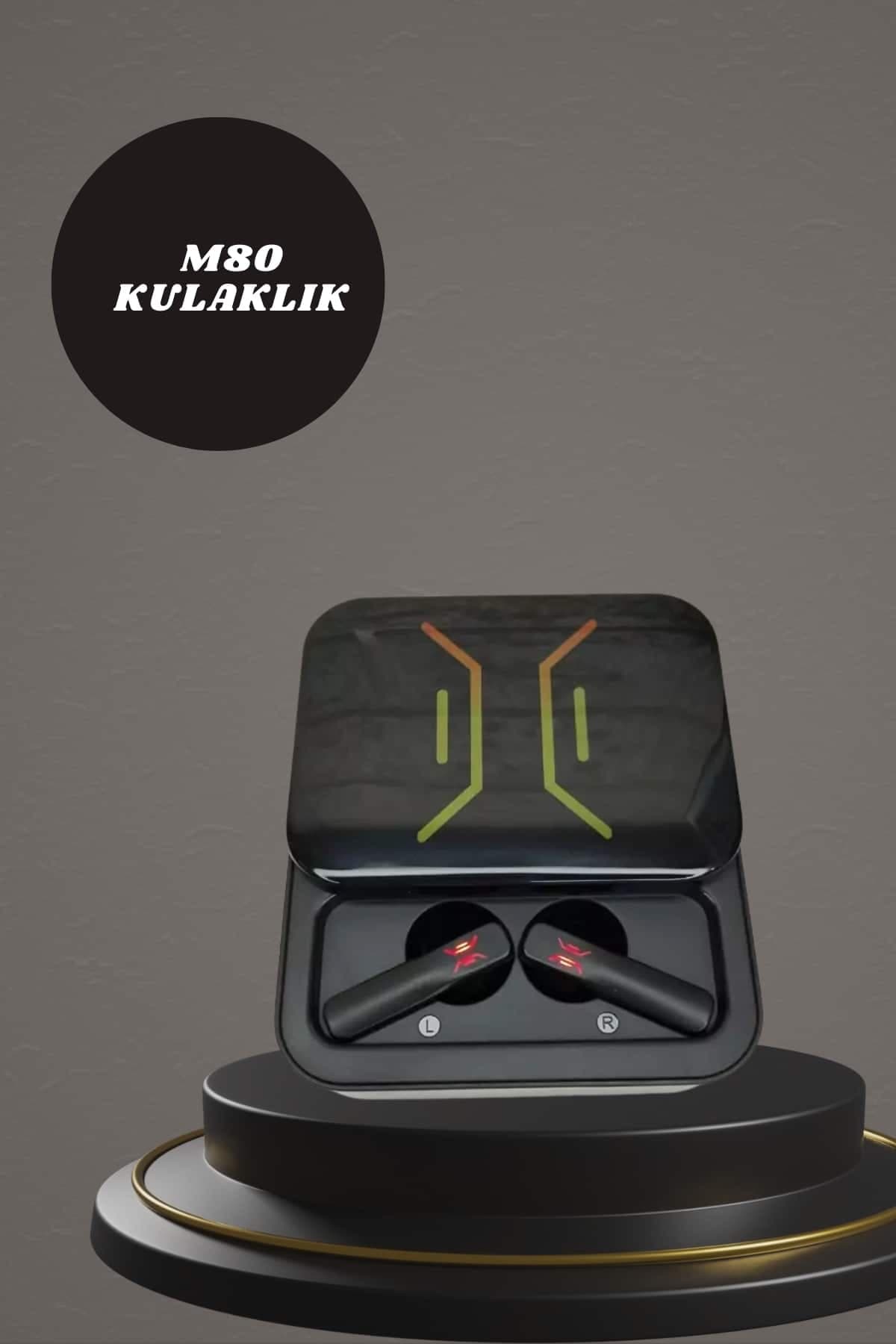 Powerbank Kulaklık ve 7 Kordonlu Akıllı Saat Çoklu Şarj Girişi Bluetooth Bağlantılı 5