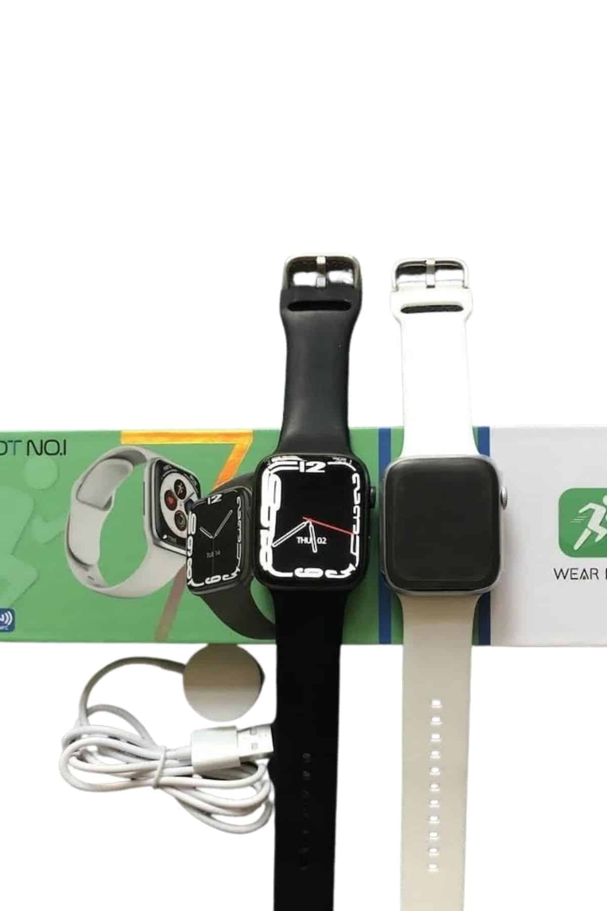 Akıllı Saat Sesli Görüşme Bluetooth Bağlantılı Kablosuz Şarj Özelliği 5