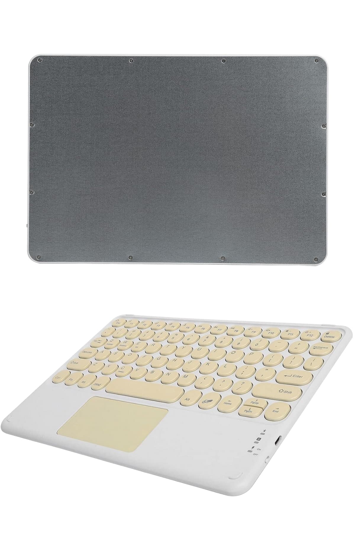 Touchpad Uyumlu Bluetooth Klavye Slim Kablosuz Wifi Q Klavye 6