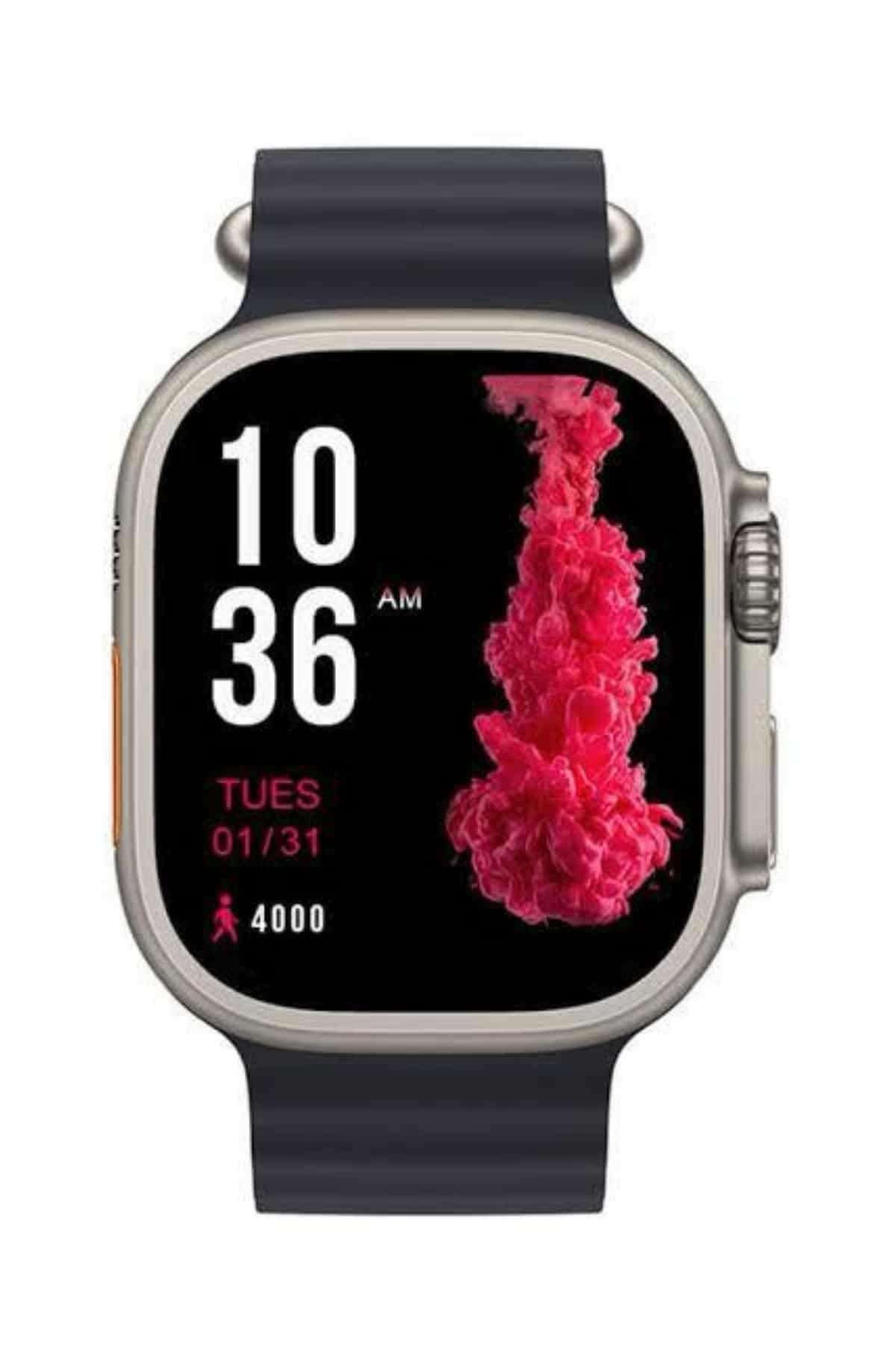 Ultra Akıllı Saat 49 Mm Çift Kordonlu Arama Cevaplama Bluetooth Bağlantılı 6