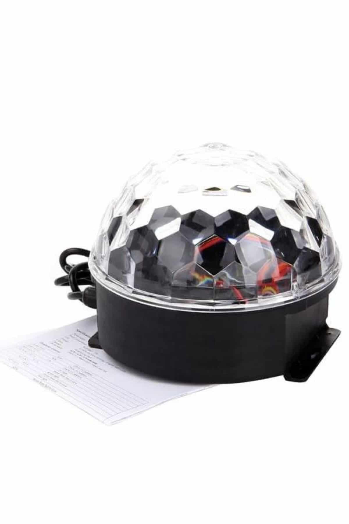 Disko Topu Renkli Işıklı Lazer Parti Bluetooth Bağlantılı Led Küre 6