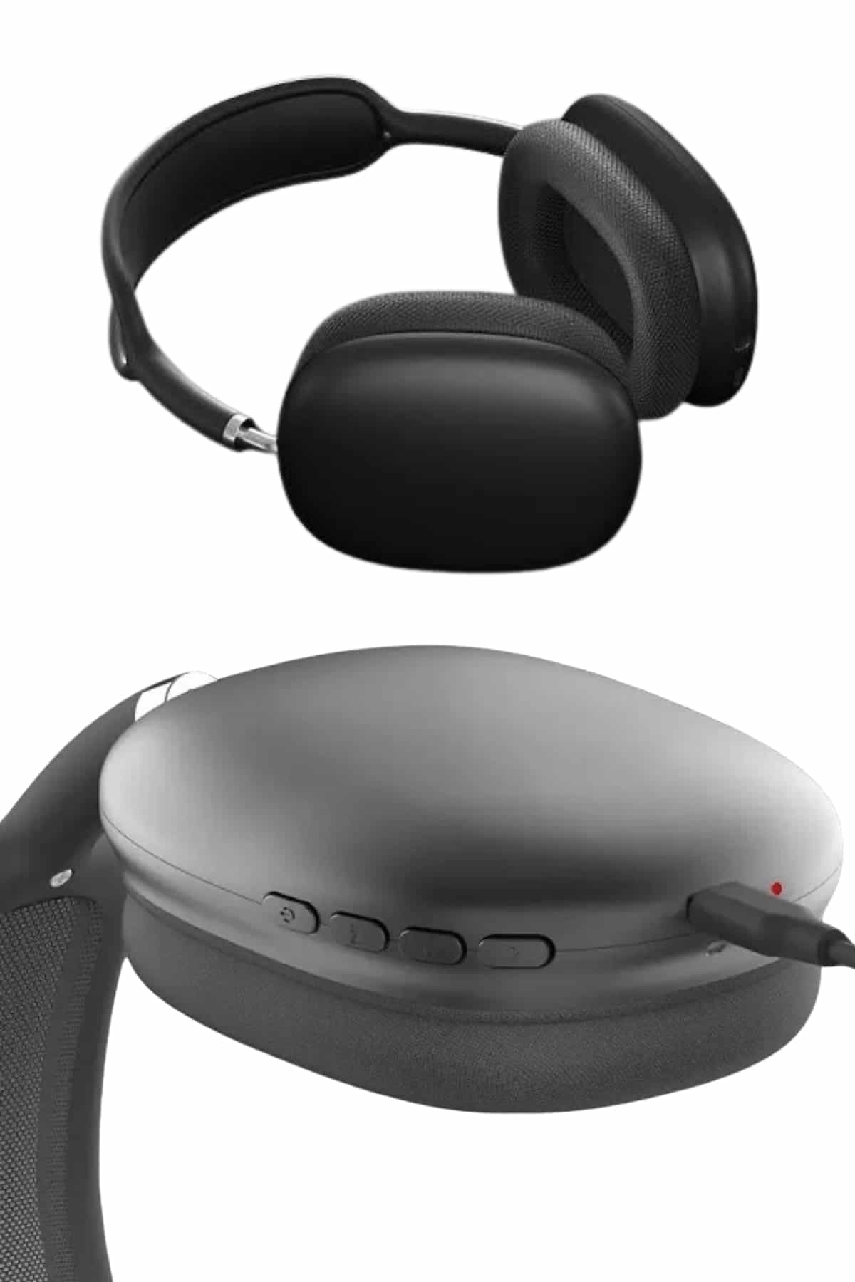 Kulak Üstü Kablosuz Bluetooth Kulaklık Yumuşak Süngerli SD Kart Girişli 6