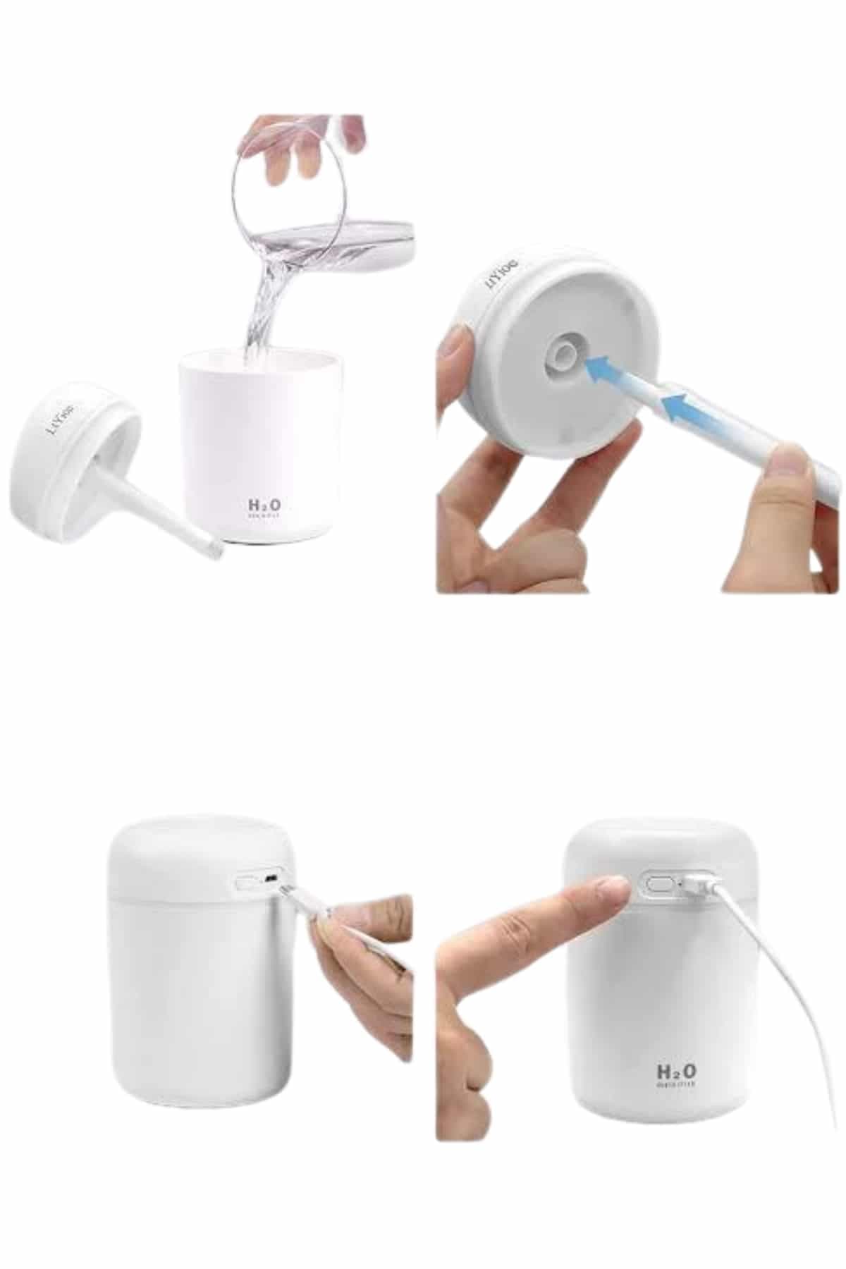 Sevgiliye Hediye Led Işıklı Hava Nemlendirici USB Şarjlı Sevgiliye Özel 6