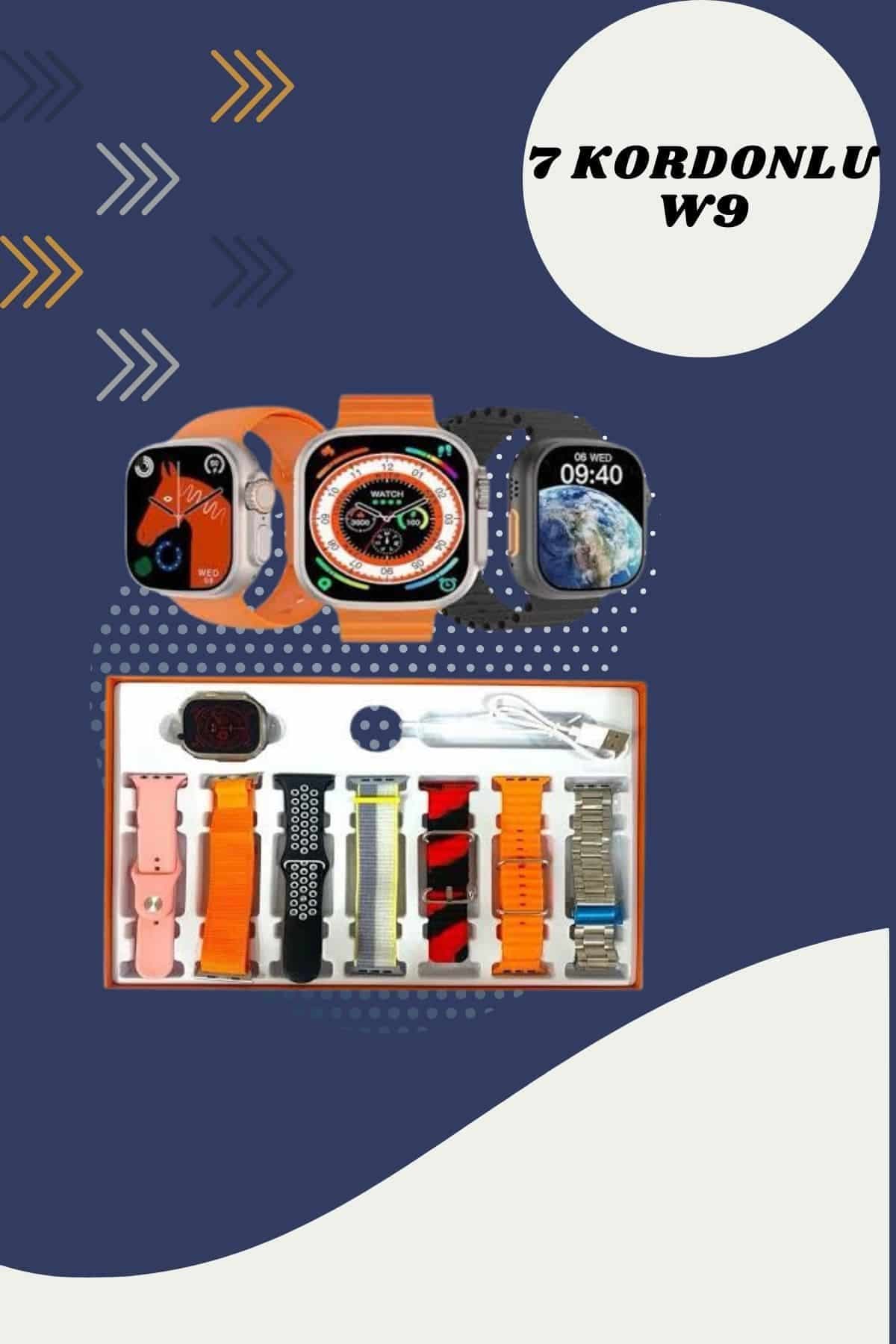 Yeni Model Akıllı Saat ve Kulaklık Kampanyası Nabızz Ölçer Bluetooth Bağlantılı Uzun Pil Ömrü 6