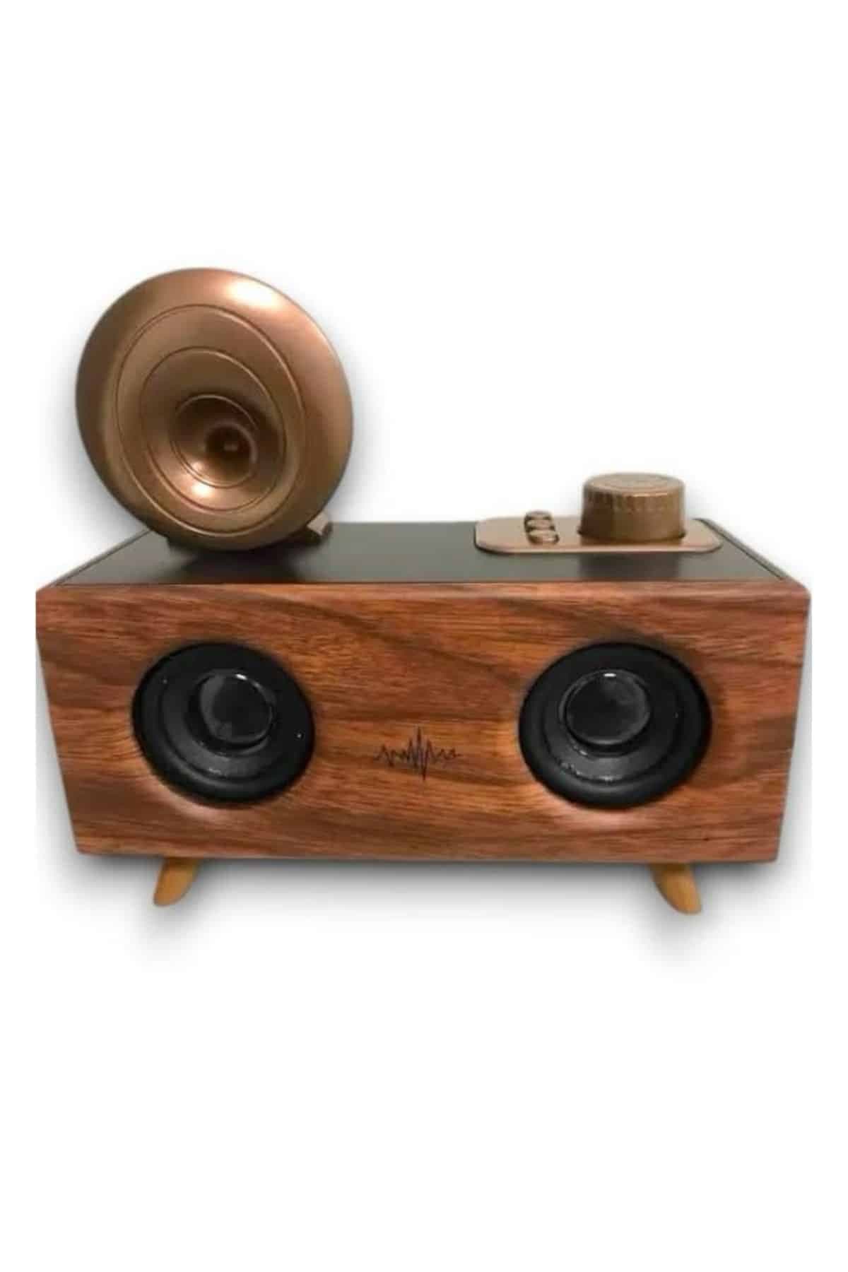 Nostaljik Radyo Bluetooth Bağlantılı Şarjlı Yüksek Ses Kaliteli 6