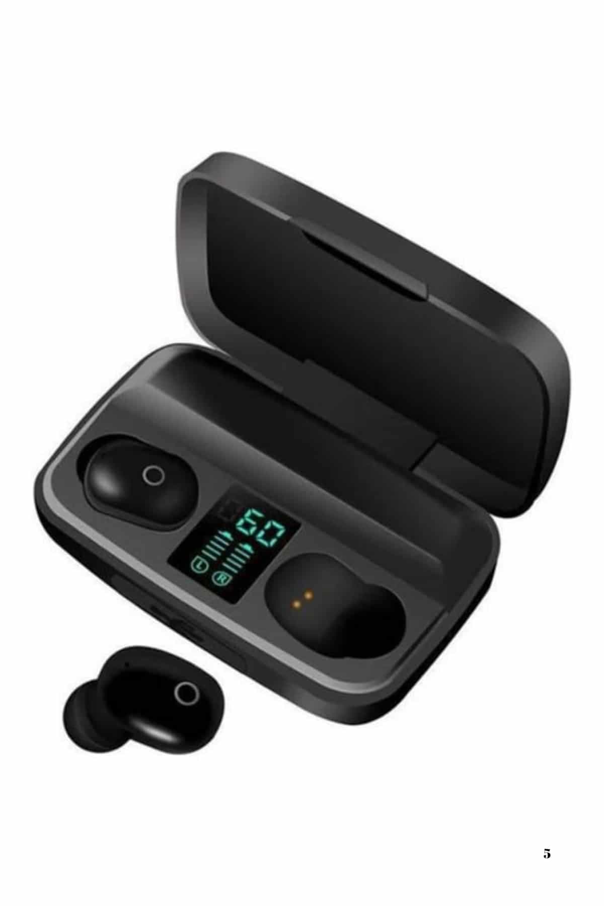 Dijital Göstergeli Bluetooth Kulaklık Kablosuz TWS Stereo Bluetooth 5.0 6