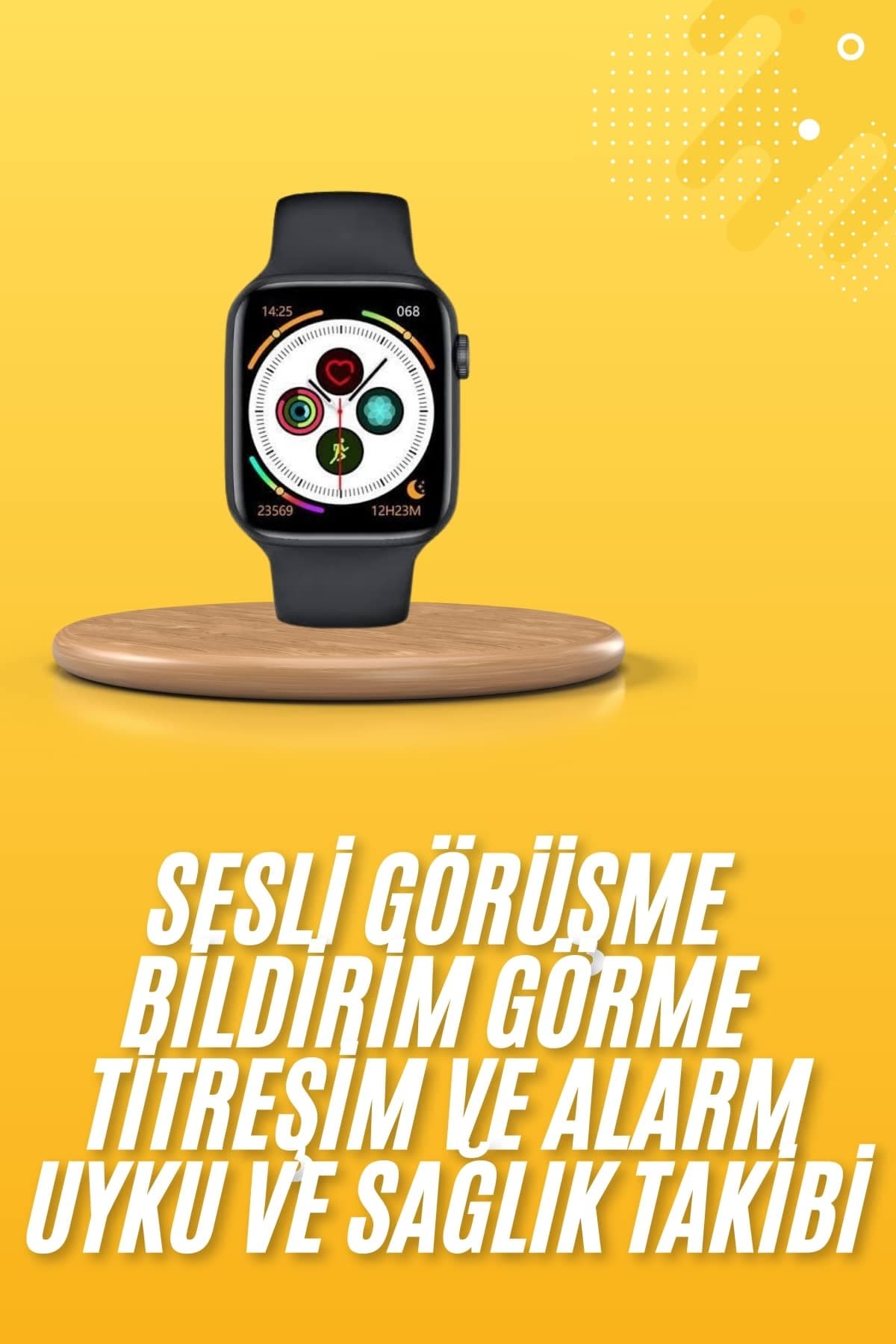 Dokunmatik Ekran Akıllı Saat Tema Değiştirme Şık ve Modern Unısex 3