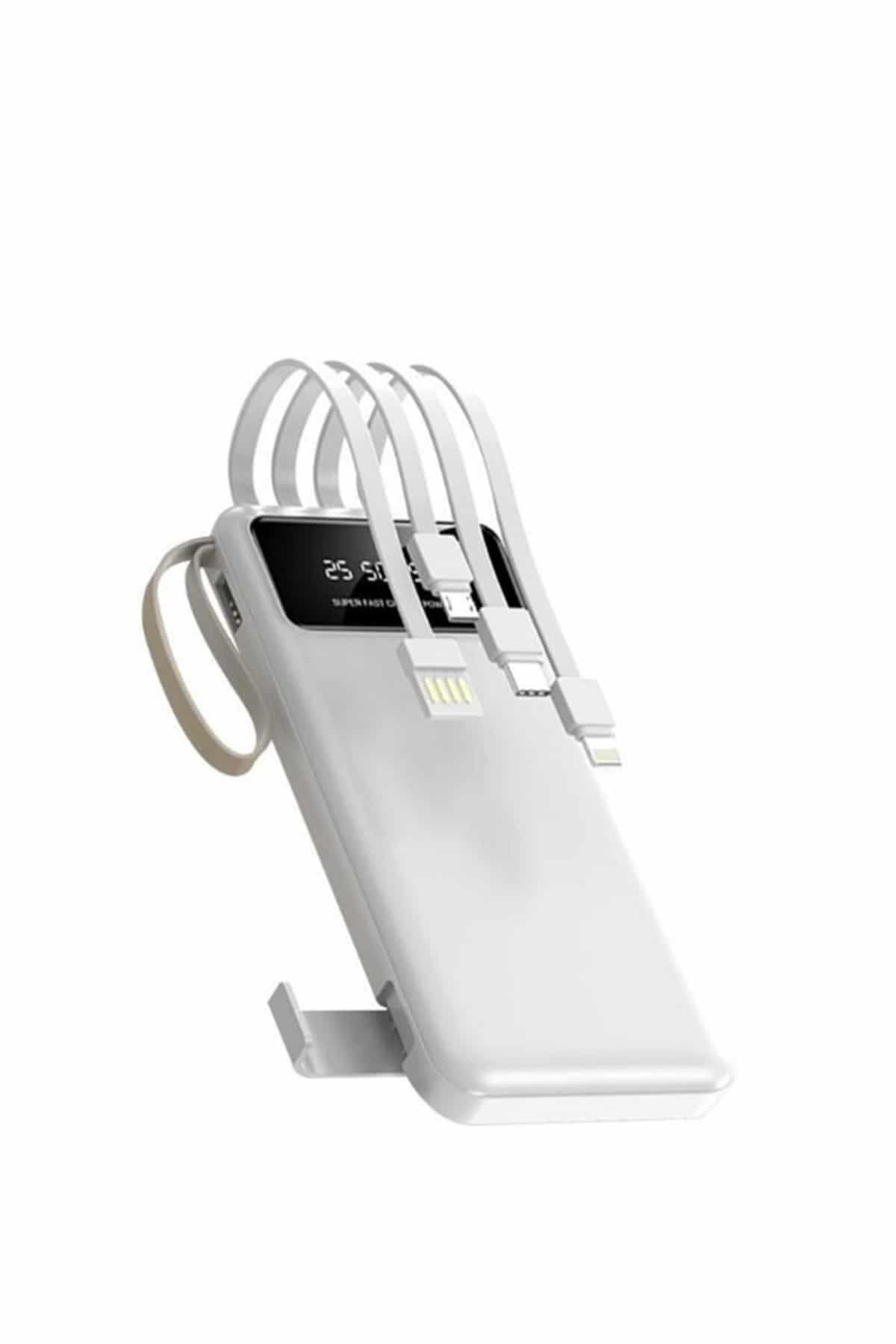 Powerbank Şarj Cihazı 4 Çıkışlı 20.000 MAH Powerbank Taşınabilir Çoklu Giriş 3