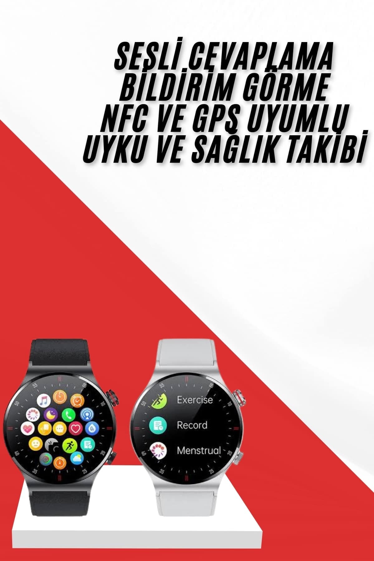 Akıllı Saat Arama Cevaplama Müzik Dinleme GPS Takibi 3