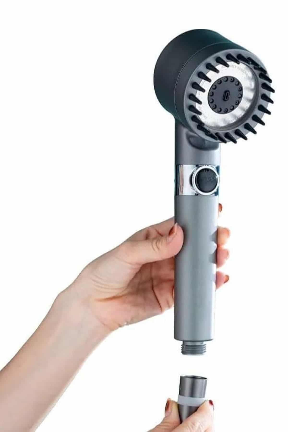 Duş Başlığı Yüksek Basınçlı Masaj Taraklı 3 Kademeli 3