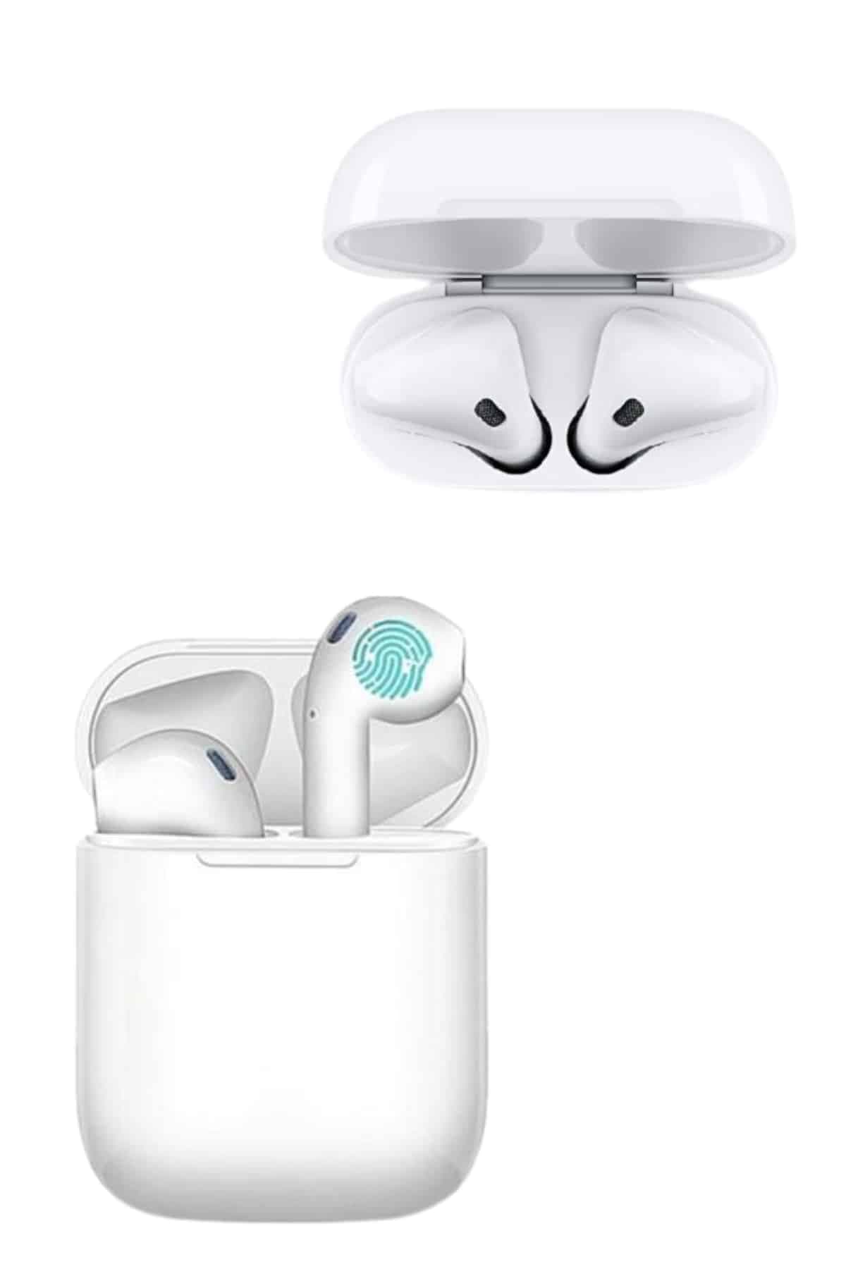 Yeni Nesil Çift Mikrofonlu Dokunmatik Kablosuz Bluetooth Kulaklık 4