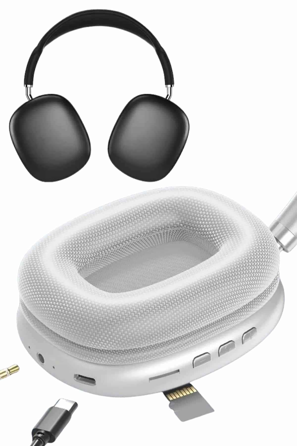 Yeni Nesil Bluetooth Kulaklık Kulak Üstü ANC Özelliği Yüksek Ses Kaliteli 5