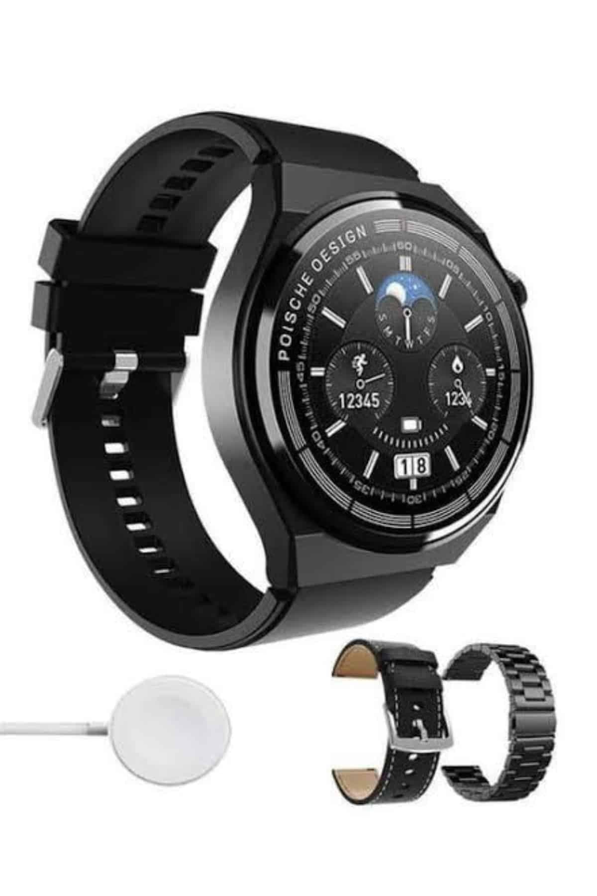 En Çok Tercih Edilen Akıllı Saat Amoled Ekran Nabız Sensörü GPS Uyumlu Adımsayar 5