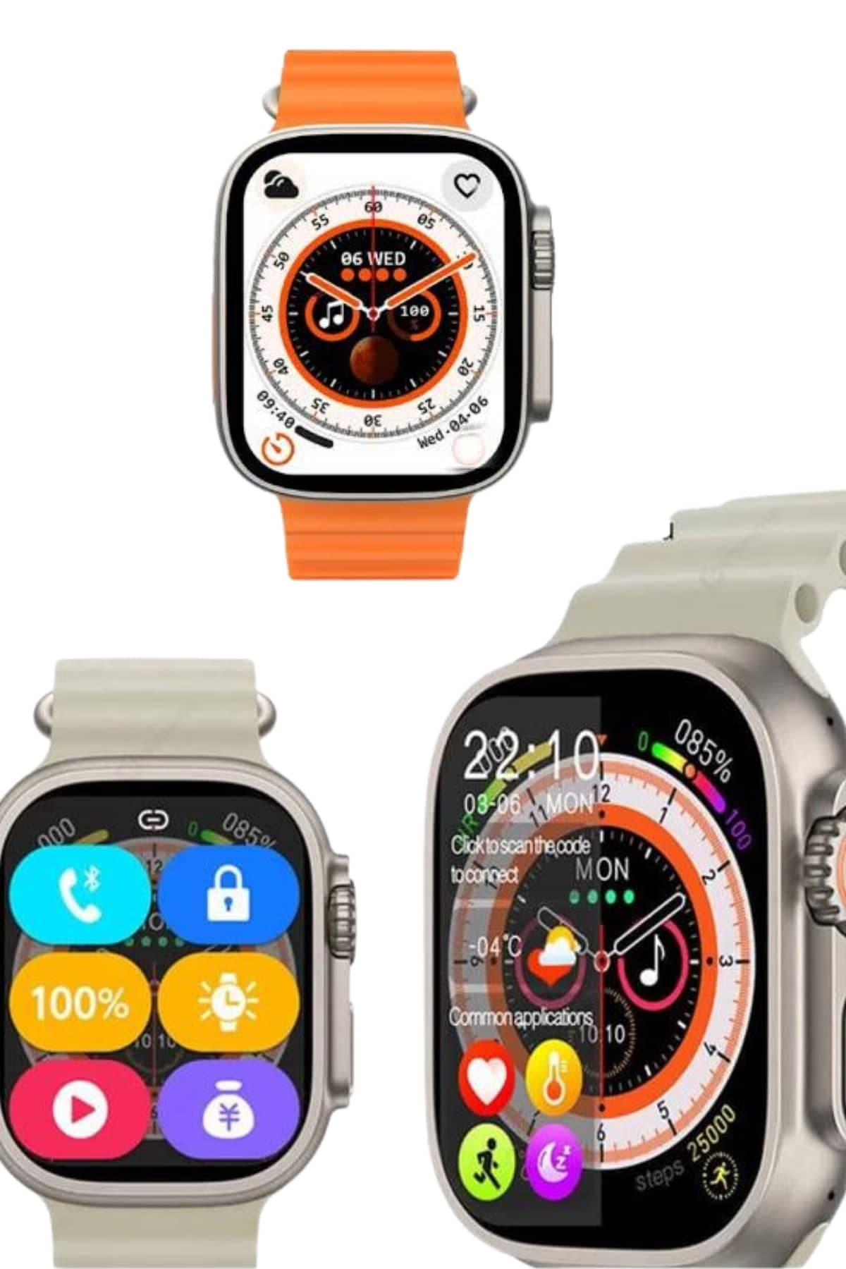 Akıllı Saat GPS Özelliği Bildirim Görme Adımsayar Sesli Görüşme Yapabilen 5