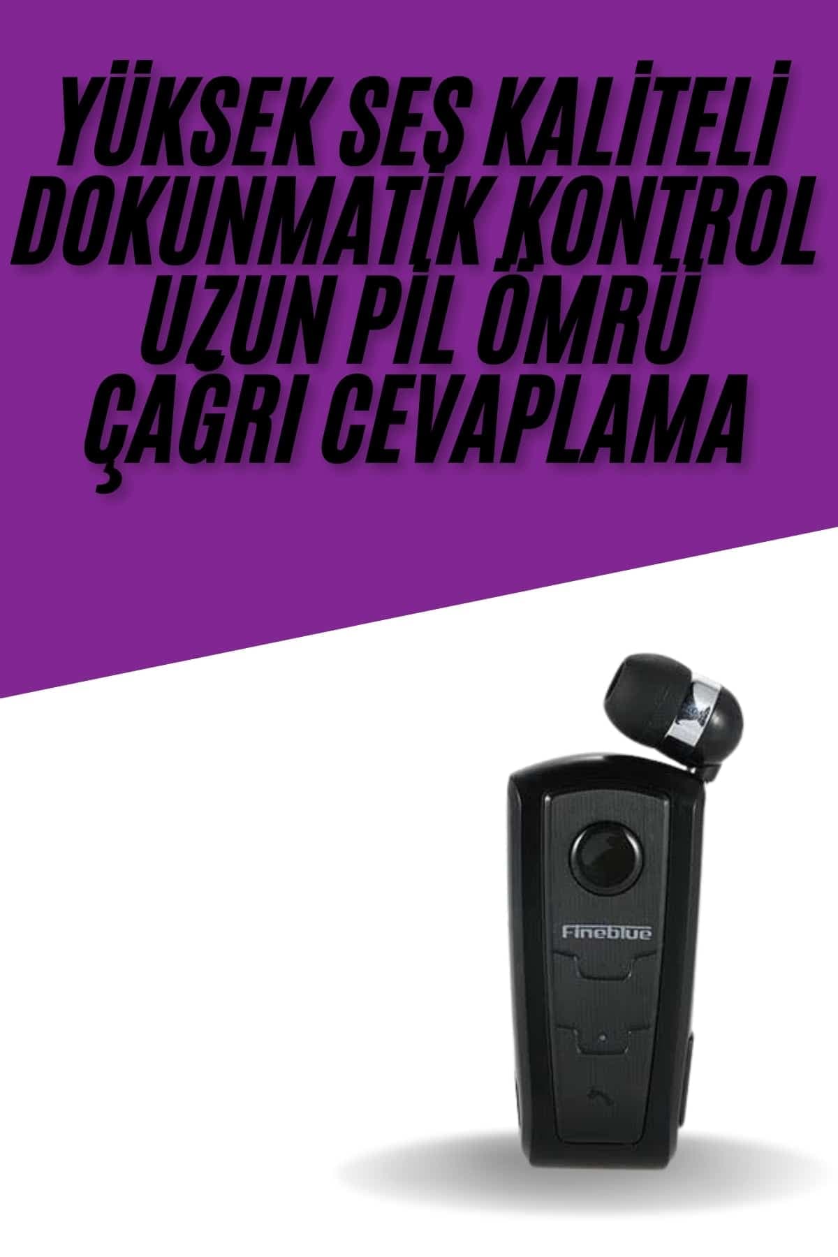 Yaka Kulaklığı Andorid Tüm Cep Telefonlarına Uyumlu Mikrofonlu Titreşimli Makaralı 3