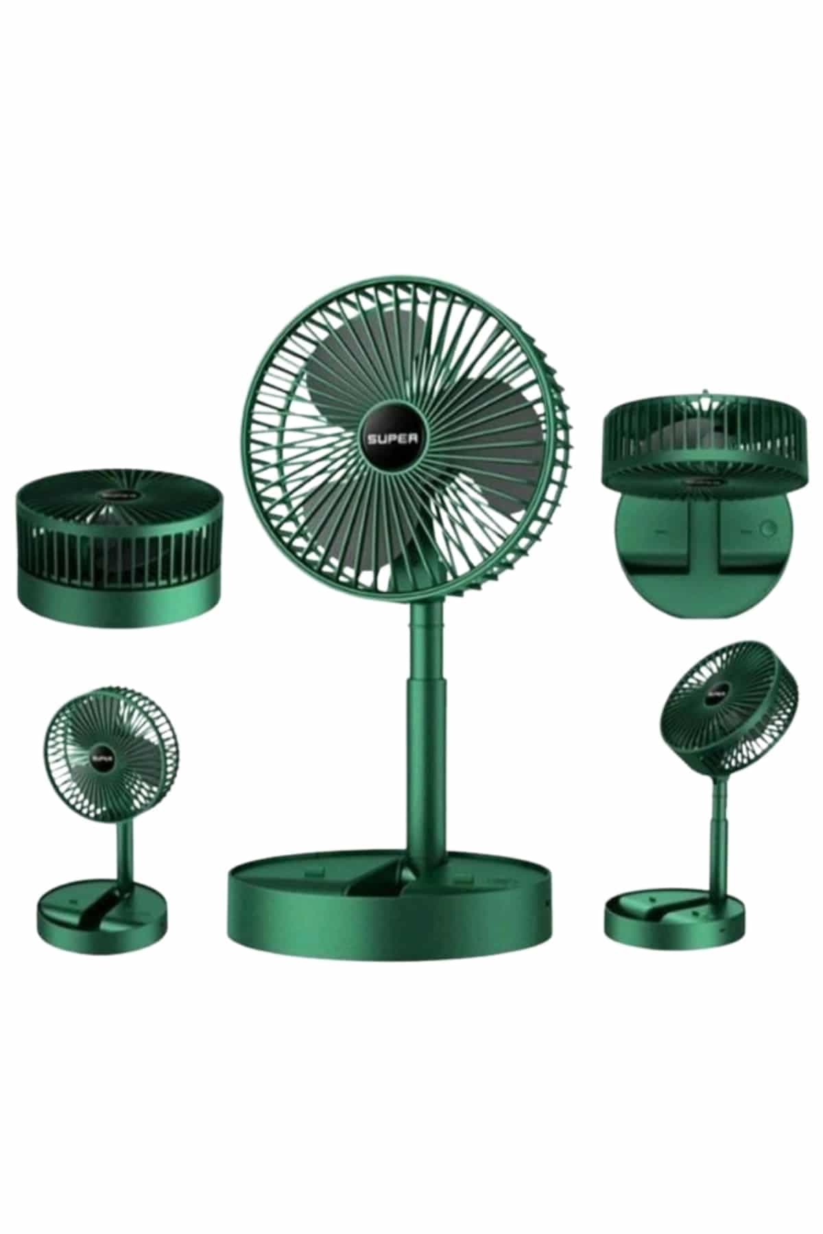 Katlanabilir Usb Şarjlı Masaüstü Soğutucu Mini Fan Telefon Tutucu 4