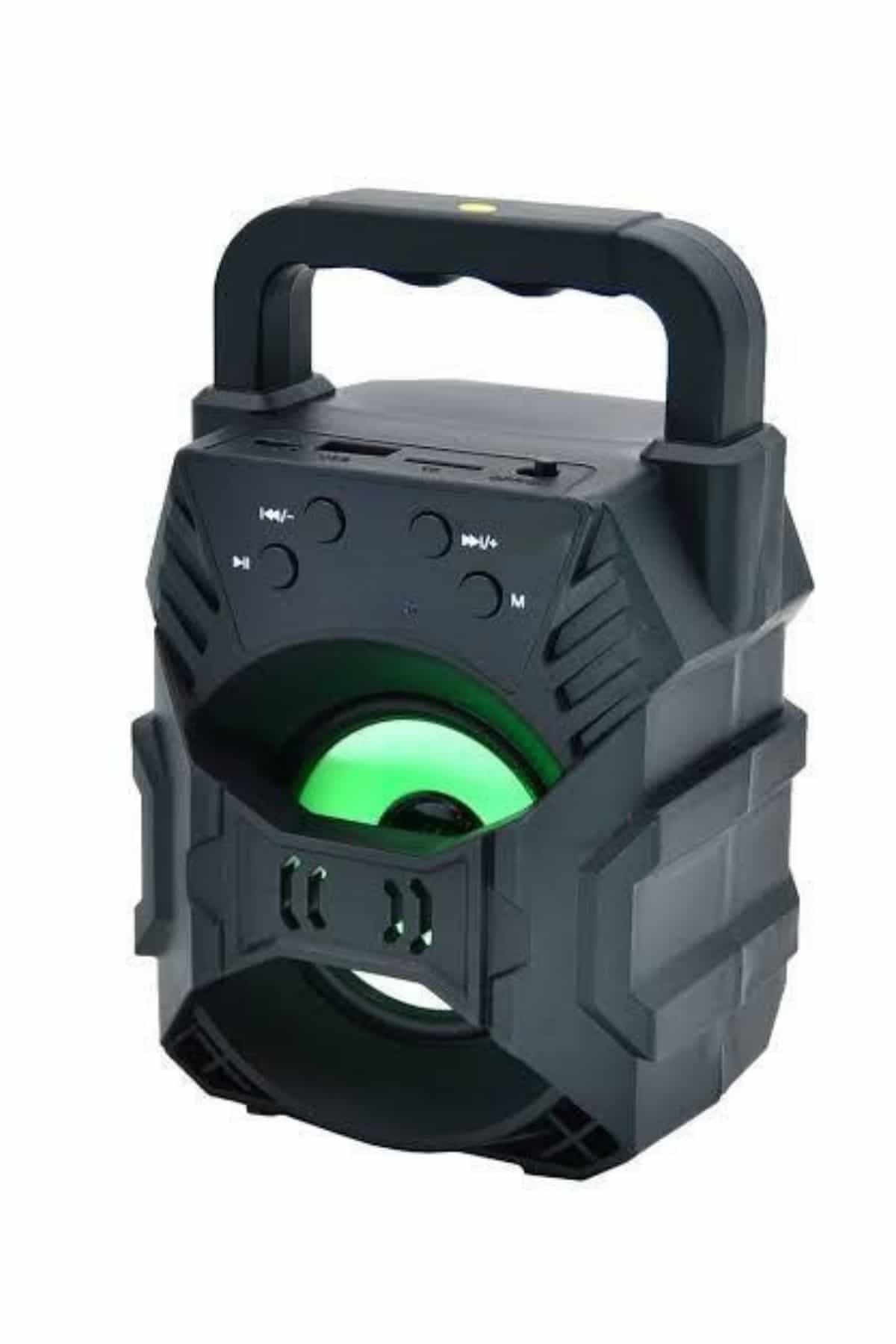 Işıklı Bluetooth Hoparlör Ses Bombası Taşınabilir Yüksek Ses Kaliteli Radyo Özelliği 4