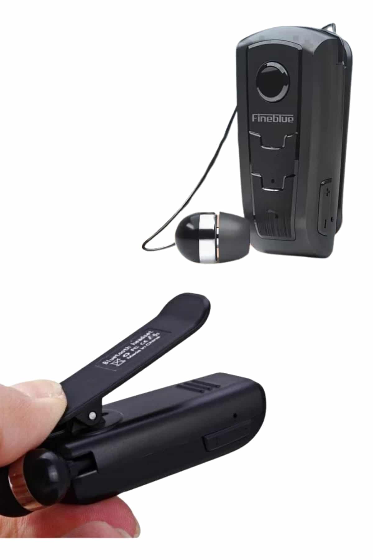 Mikrofonlu Makaralı Bluetooth Kulakiçi Kulaklık Android ve İOS Uyumlu 4