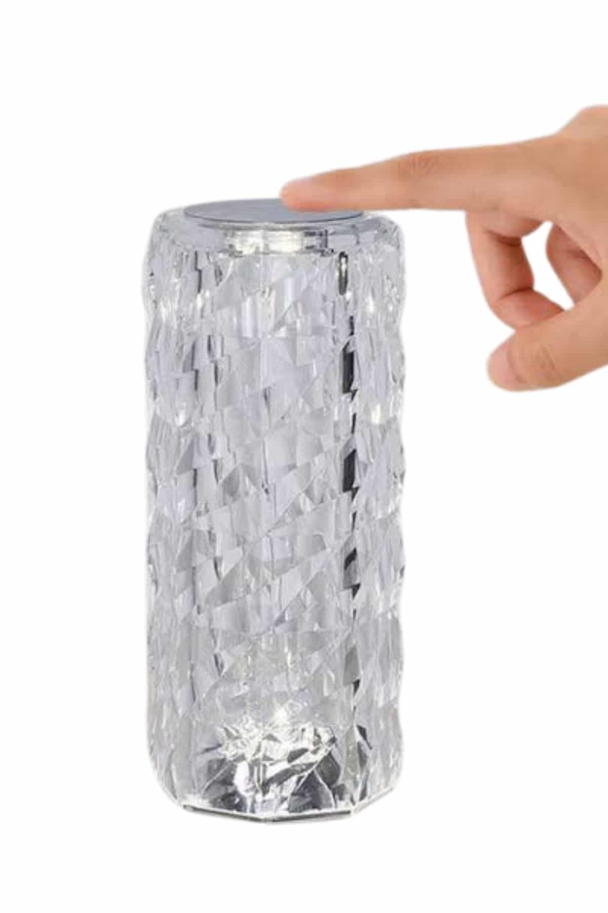 Yeni Nesil Modern Kristal Masa ve Gece Lambası Dokunmatik Renk Değiştirebilen 4
