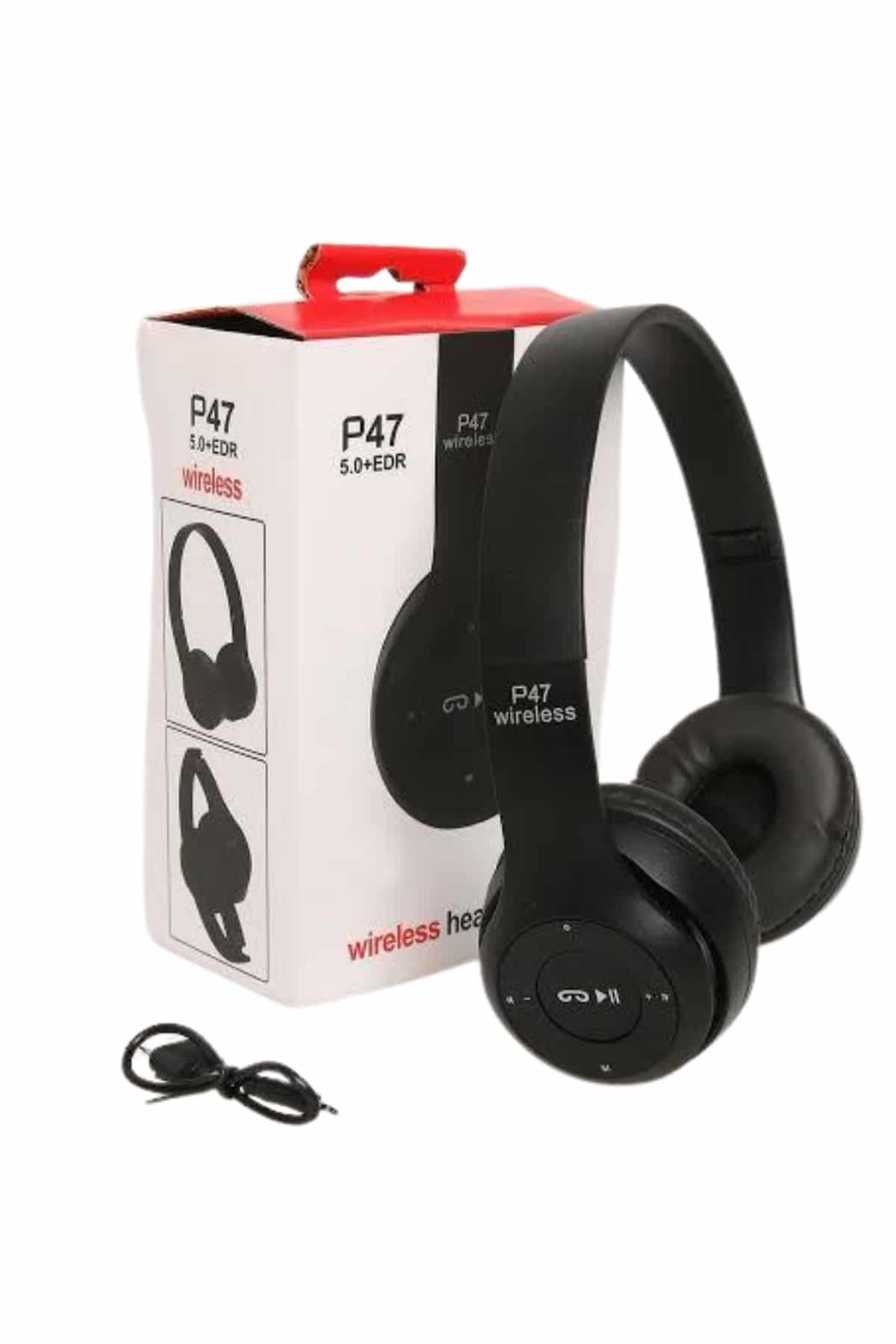Wireless 5.0 Bluetooth Kablosuz Kulaklık ANC Özellikli Kulak Üstü Ayarlanabilir 5