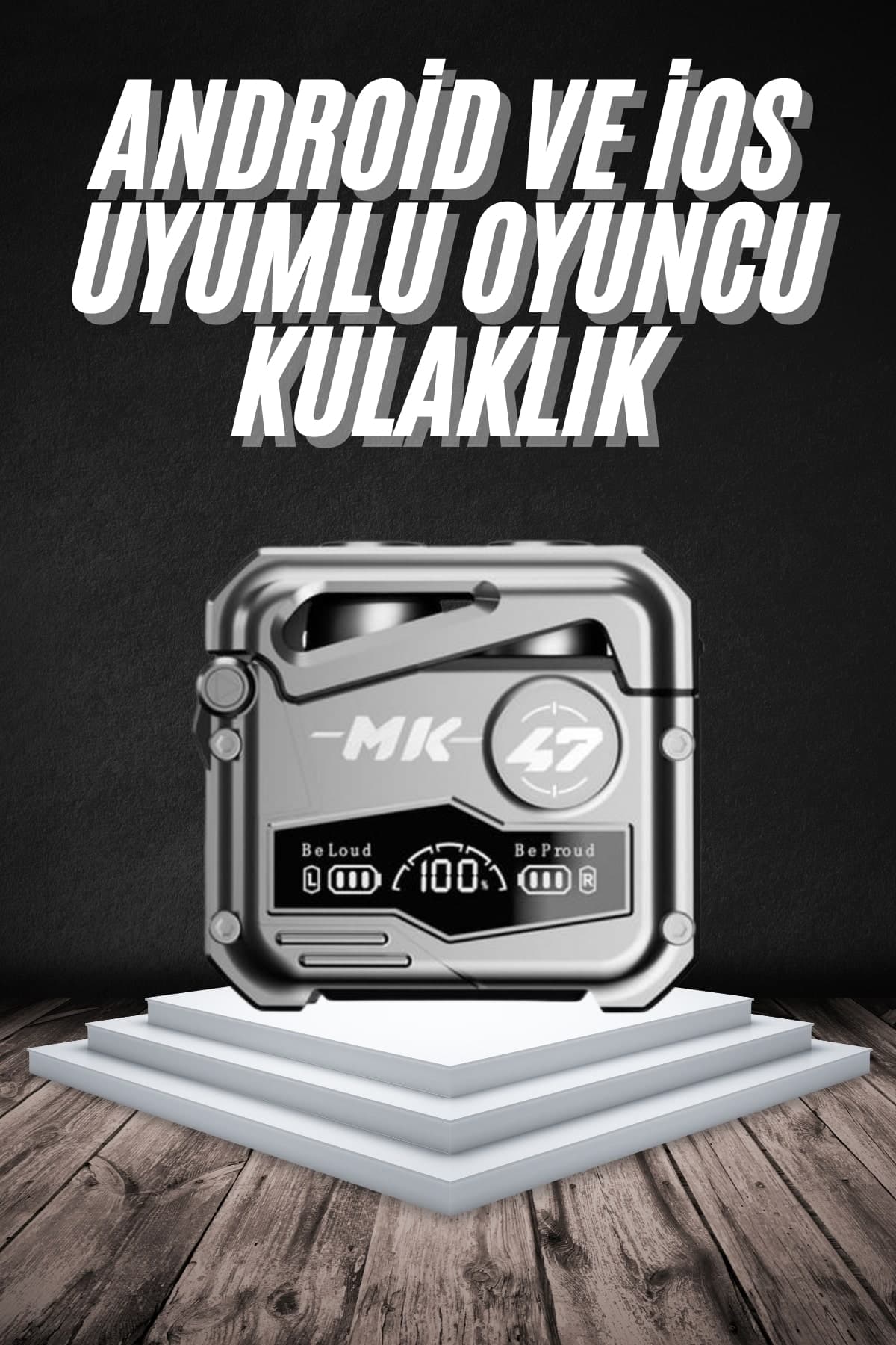 Bluetooth Kulaklık Dokunmatik Kontrol Tws kablosuz kulaklık Hi-fi Stereo