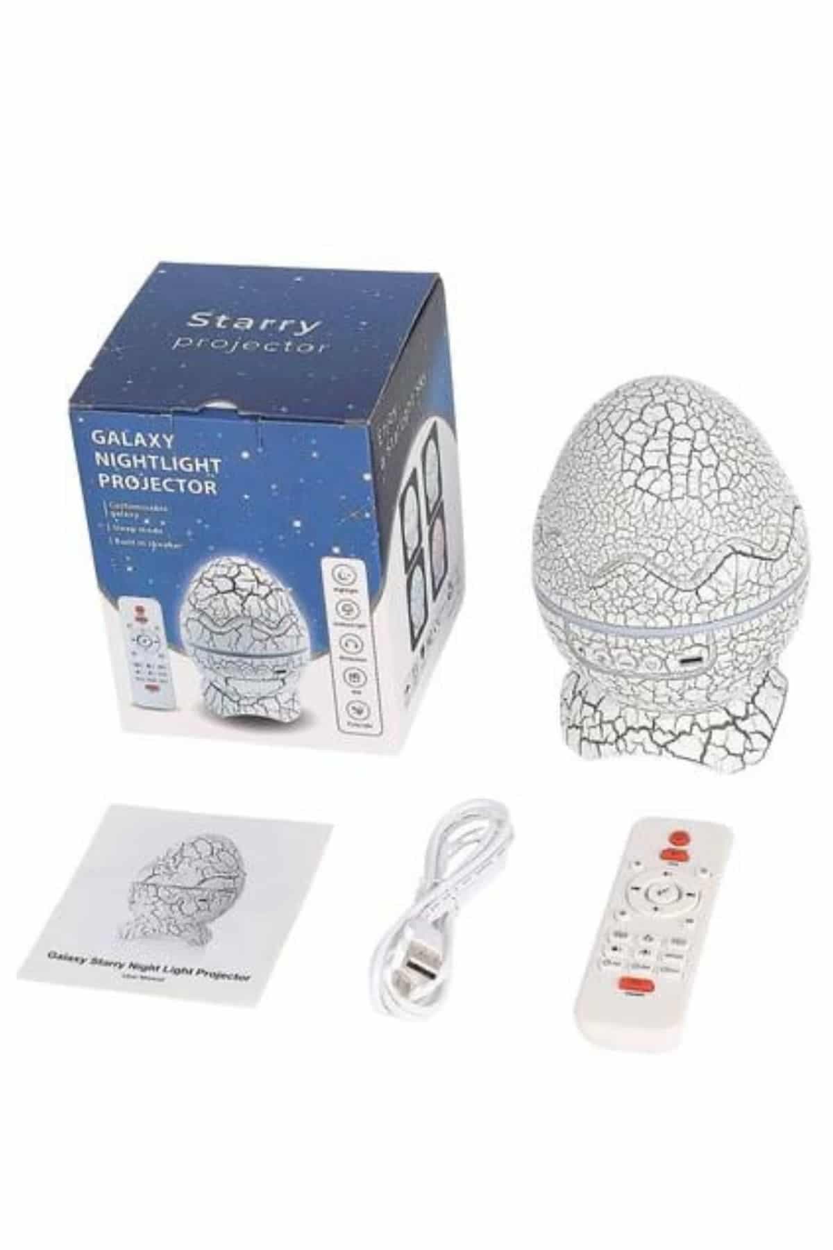 Gece Lambası Yumurta Işık Speaker Yeni Nesil Dinozor Yumurtası Görünümlü 6