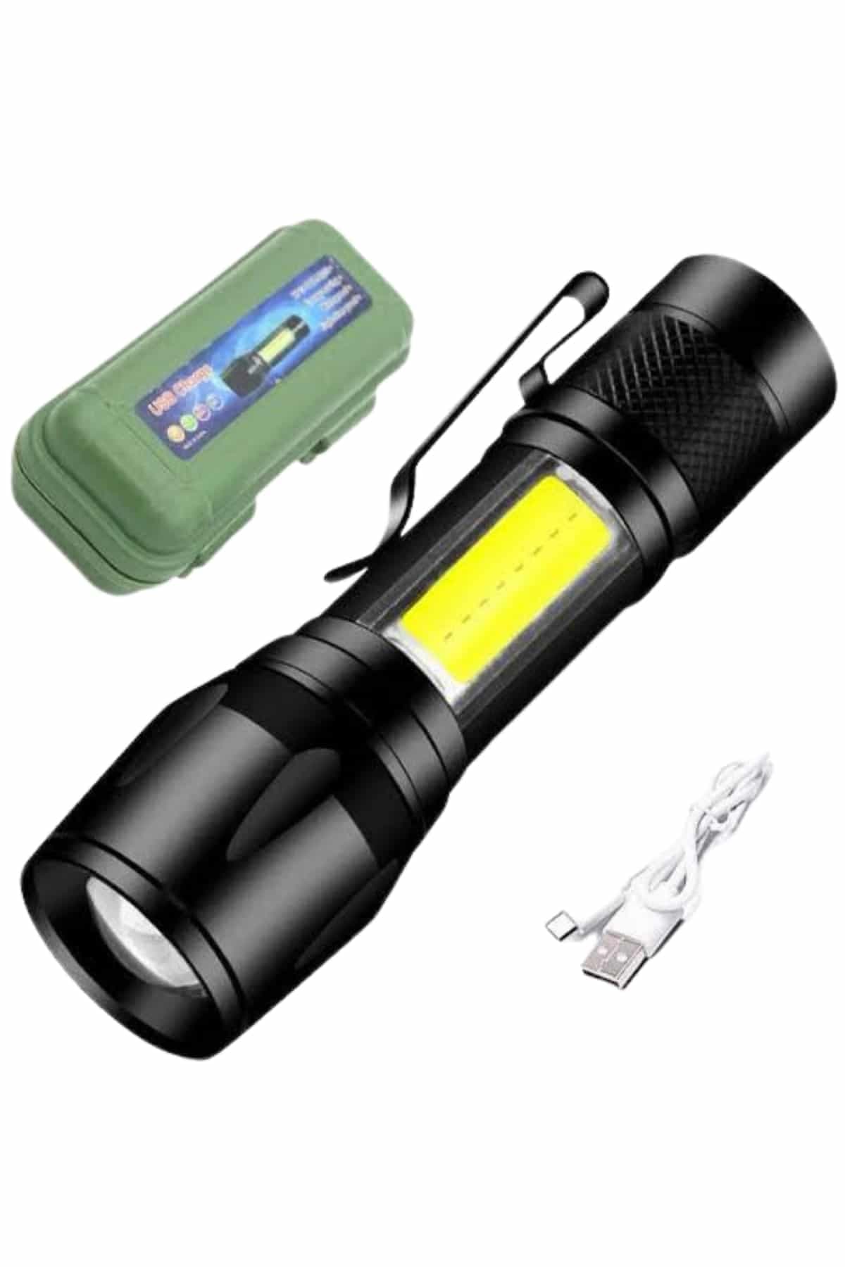 Led Lamba El Feneri Küçük Taşınabilir USB Şarjlı Acil Durum Lambası 6