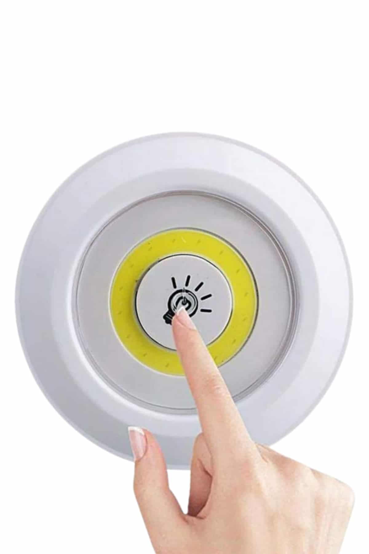 Kablosuz Pilli Işıldak  Masa Lambası Mutfak Tezgah Altı Banyo Dolabı Dolap İçi 6