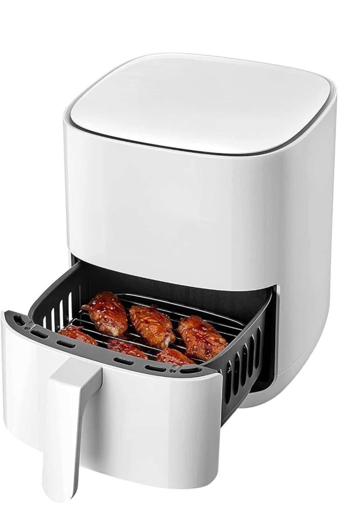 Hava Fritözü 4L Airfryer Pratik Uzun Ömürlü Yağsız Pişirme Taşınabilir 6