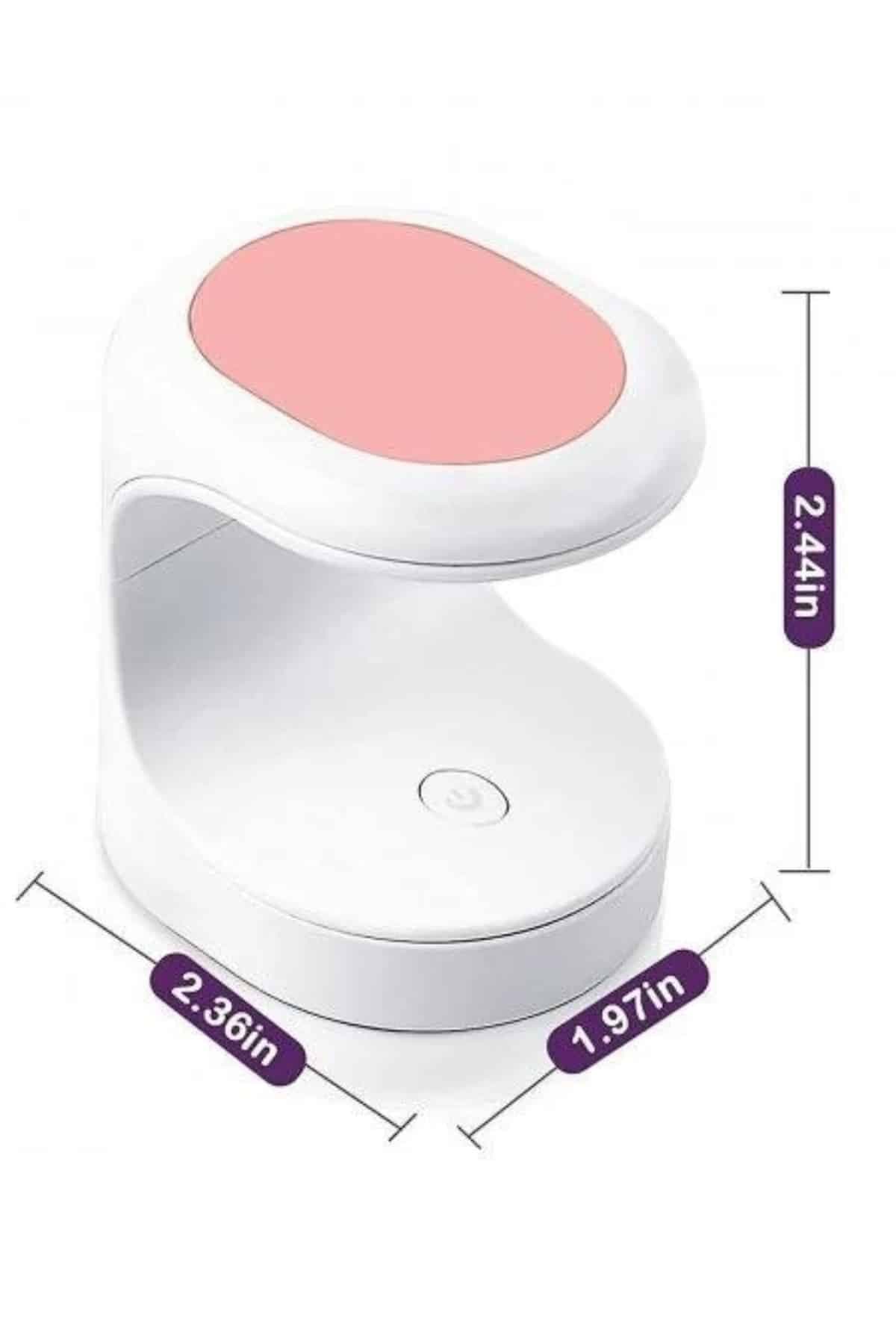 Protez Tırnak Kurutucu Kalıcı Oje Led Oje Kurutucu UV Işınlı Taşınabilir 6