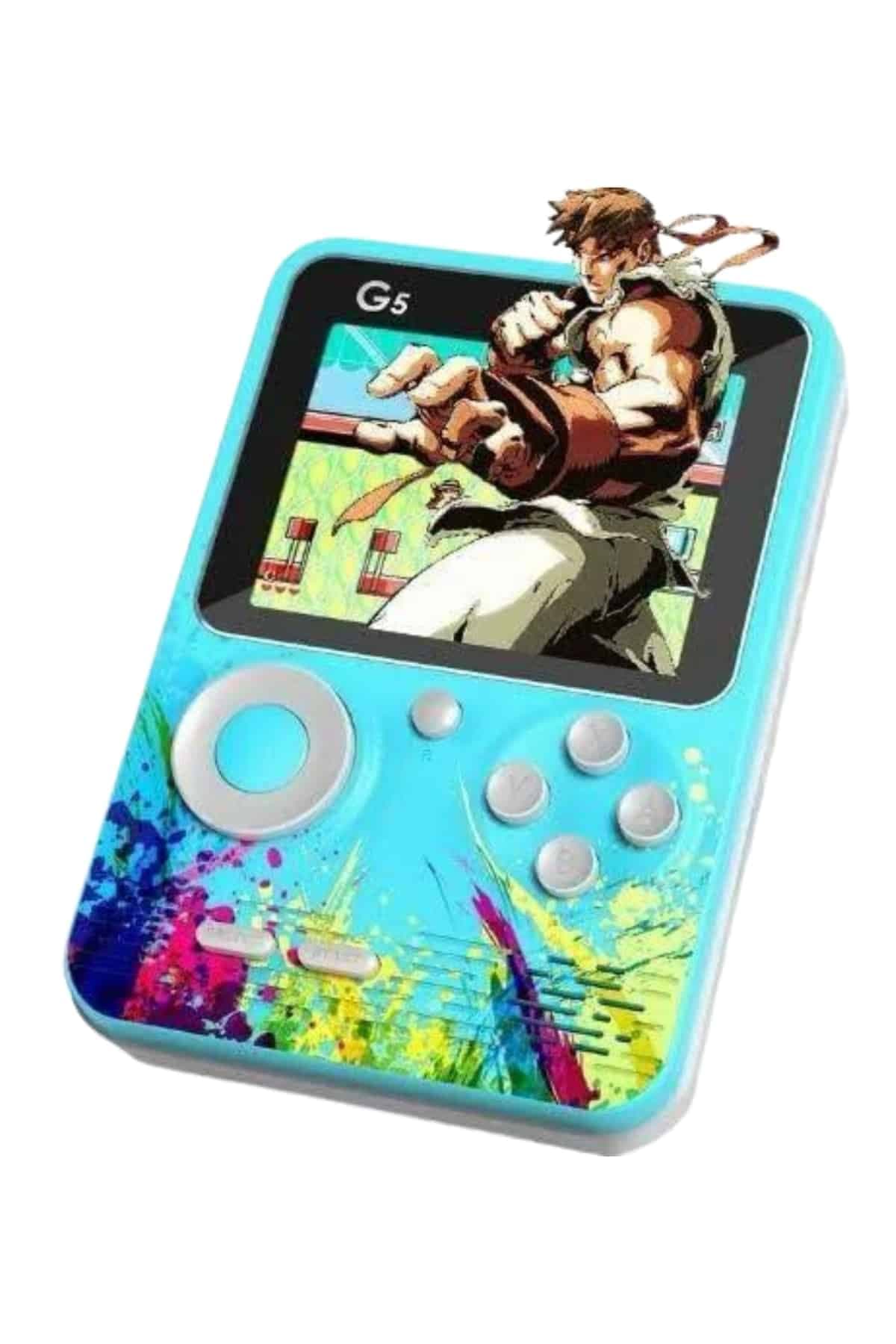 Game Box Mini 500 Retro Oyun Taşınabilir Konsol 3.0 İnç LCD Ekran 6
