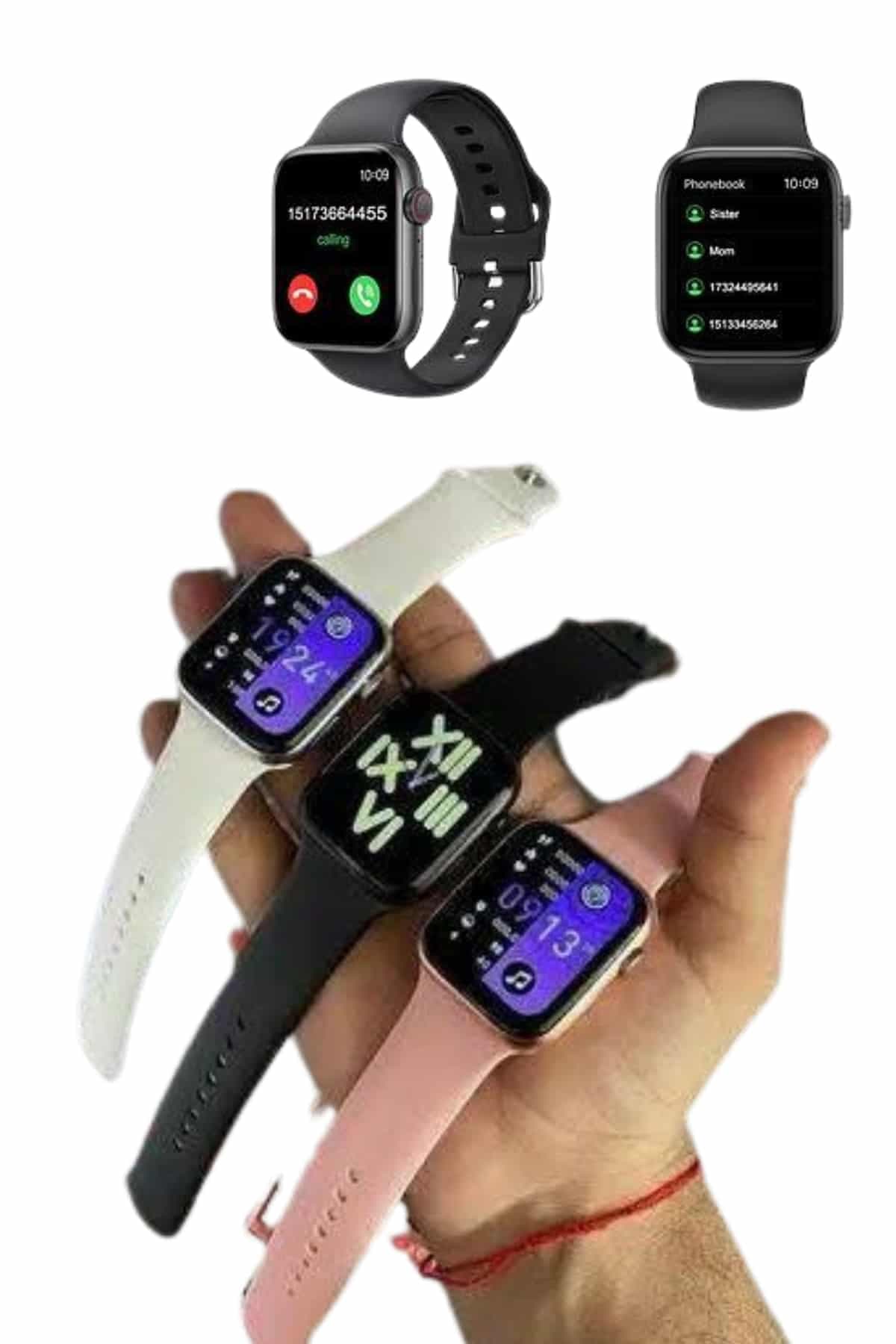 Akıllı Saat Yeni Nesil Android iOS Uyumlu Titreşimli Alarm Kronometre Spor Modları 5