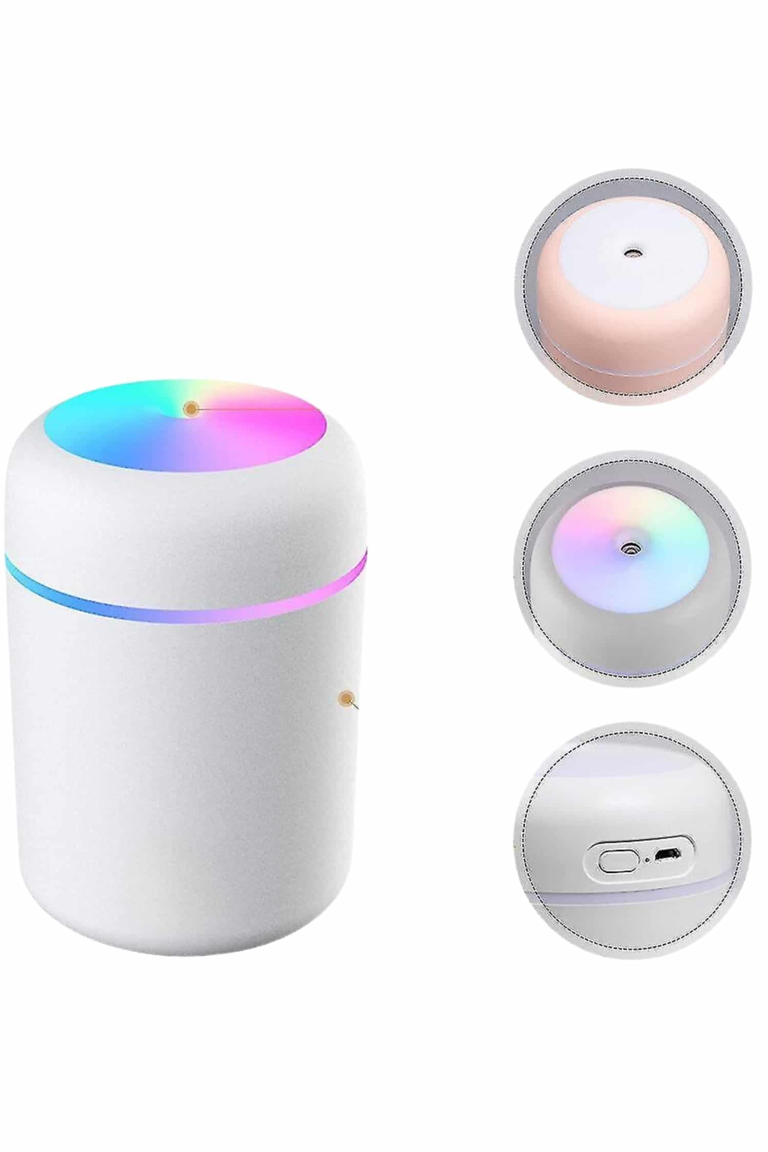Humidifier LED Işıklı Mini Ortam Oda Kokusu Aromaterapi Buhardanlık 6