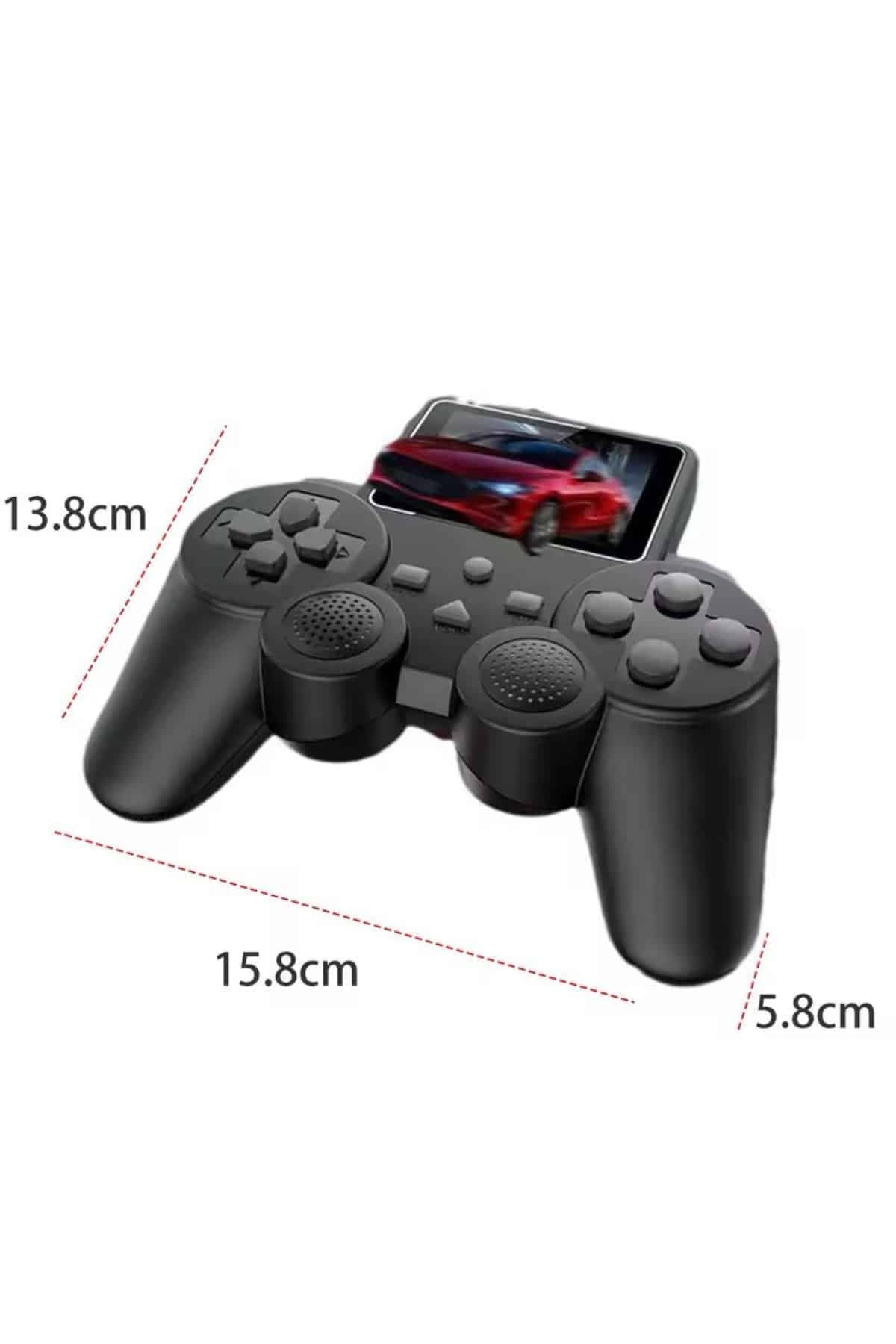 2.4 İnç Ekran 520 Oyunlu Retro Temalı Kablosuz Oyun Kolu El Atarisi 6
