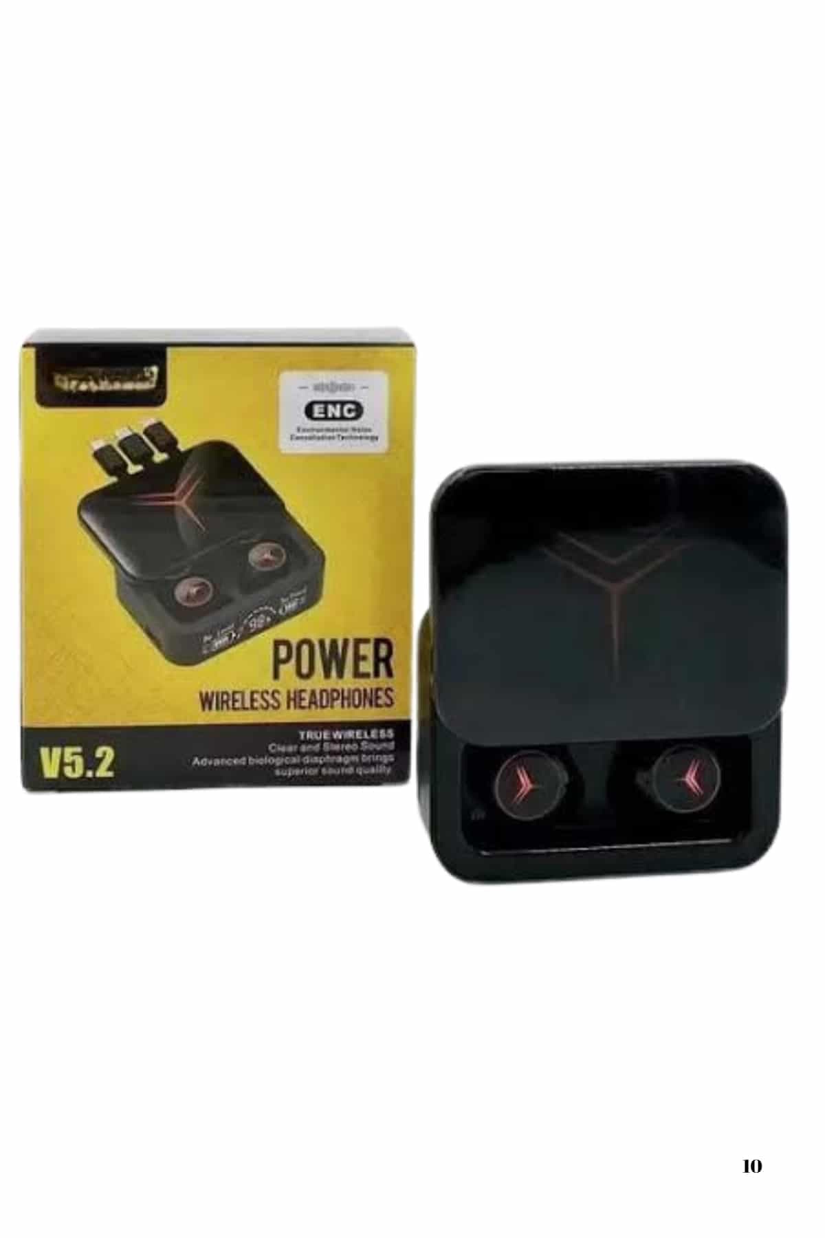 Kablosuz Şarj Göstergeli Powerbank Özellikli Bluetooth Kulaklık Çağrı Cevaplayabilen 6