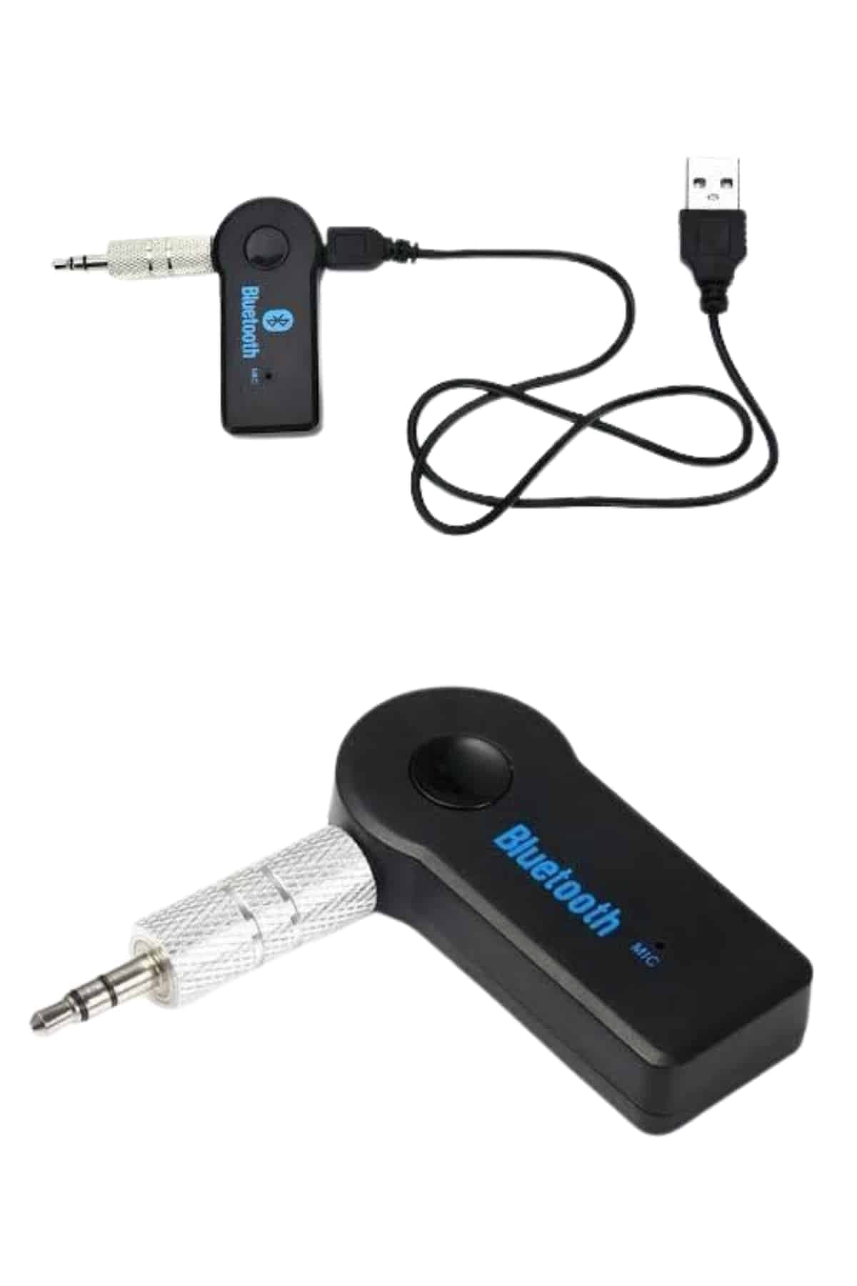 Yeni Nesil Bluetooth Aux Araç Kiti Siyah TV Tablet Telefon Araç Araba 6
