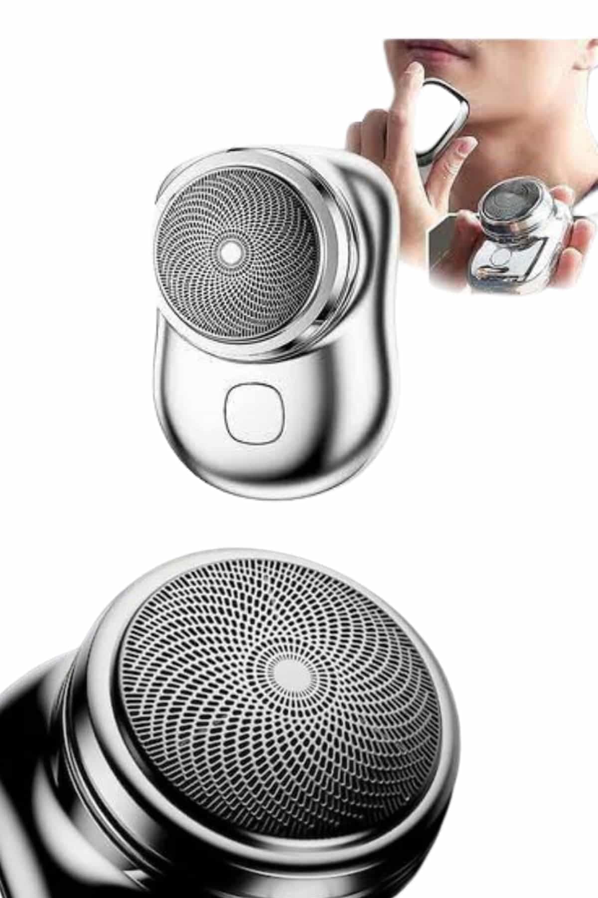 Elektrikli Mini Tıraş Makinesi,Taşınabilir USB Şarjlı Kablosuz Tıraş Makinesi 6